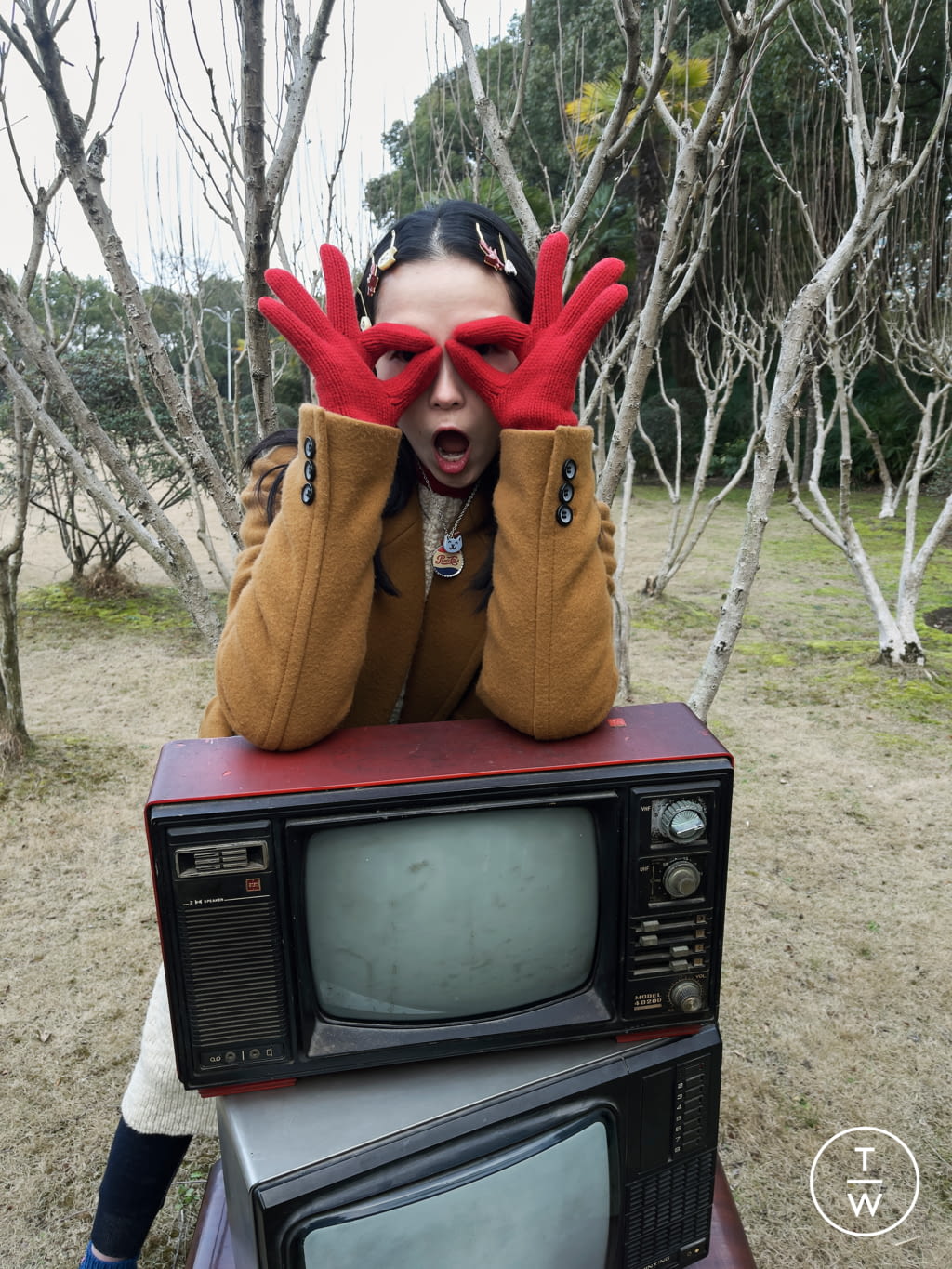 Fashion Week New York Fall/Winter 2021 look 5 from the Coach collection 女装