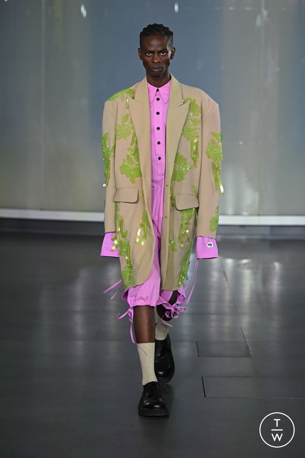 Fashion Week Milan Spring/Summer 2023 look 5 from the Dhruv-Kapoor collection 男装