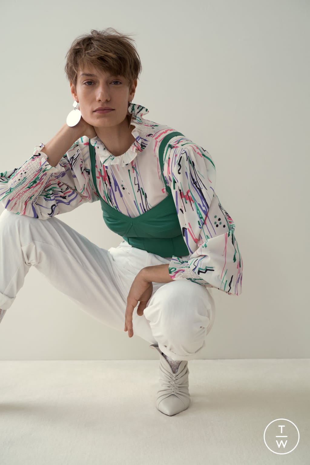 Fashion Week Paris Resort 2020 look 5 from the Isabel Marant collection womenswear