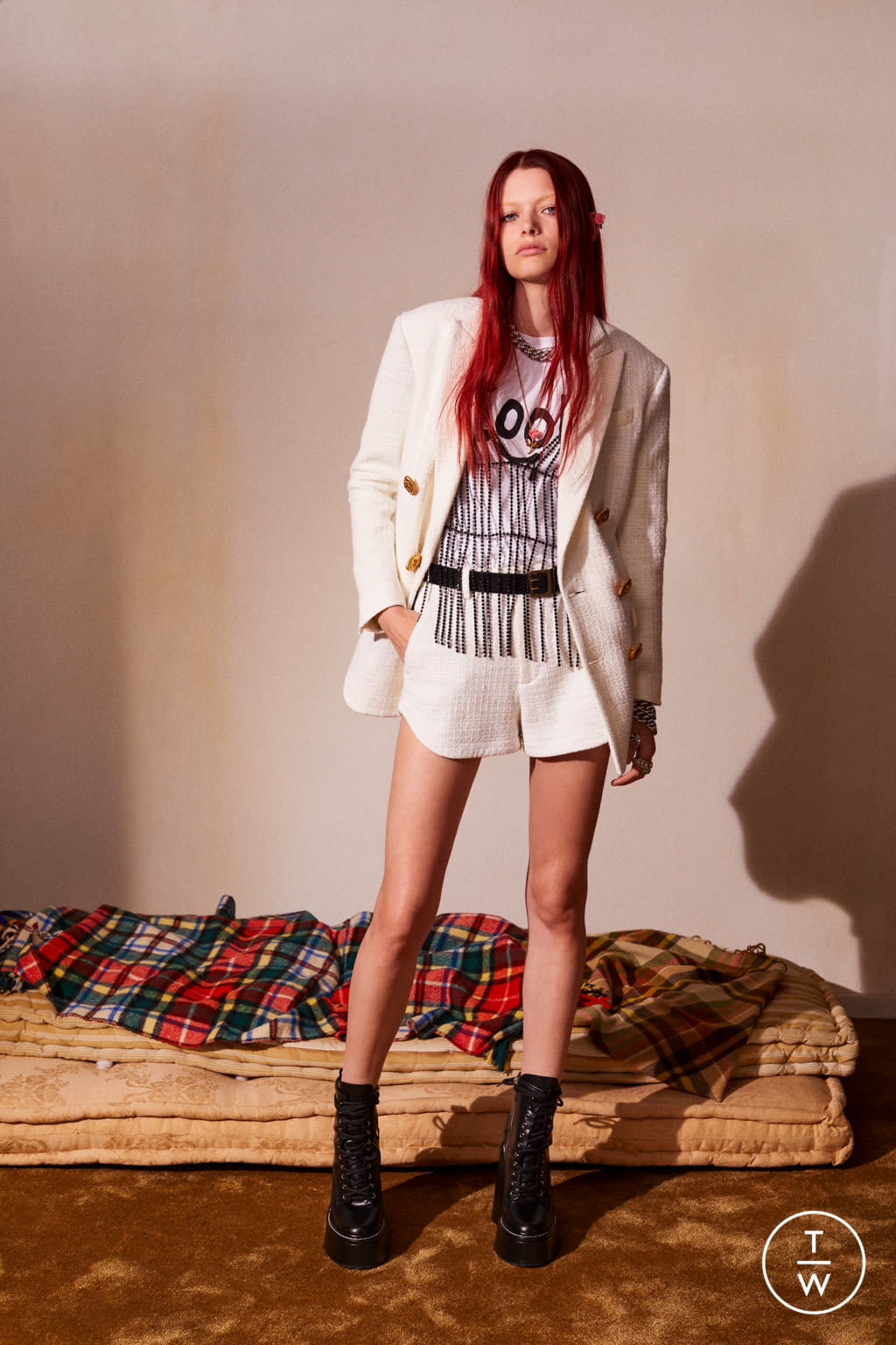 Fashion Week Milan Resort 2022 look 50 from the Dsquared2 collection womenswear
