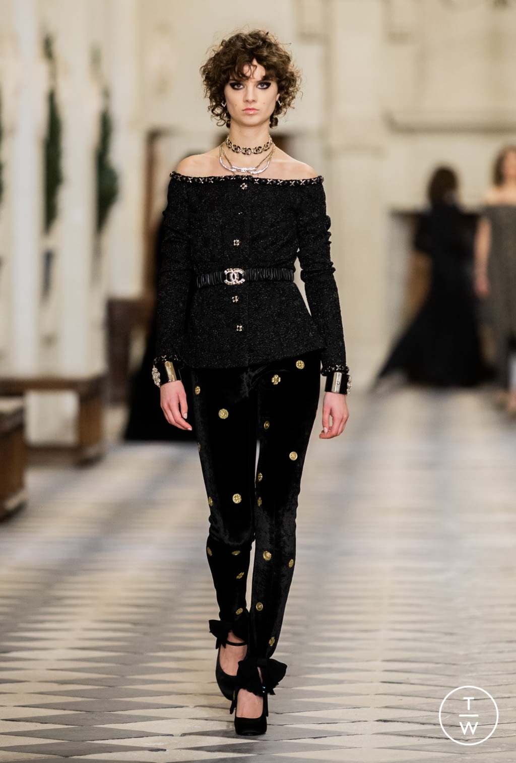 Fashion Week Paris Pre-Fall 2021 look 50 de la collection Chanel womenswear
