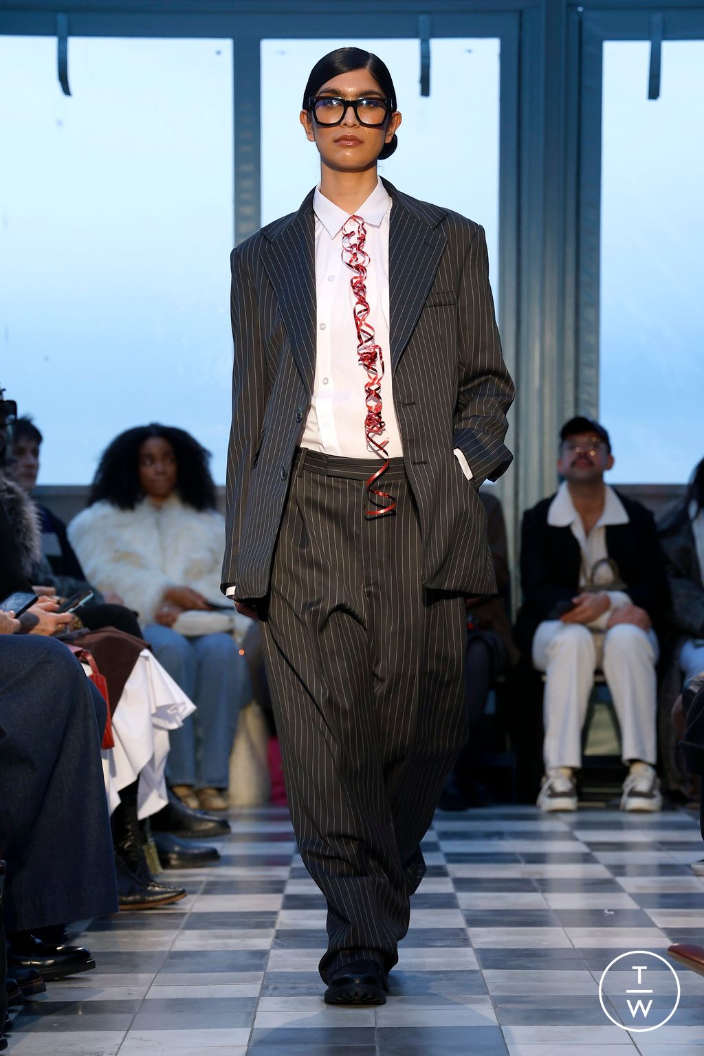 Fashion Week New York Fall/Winter 2025 look 2 from the 5000 collection womenswear