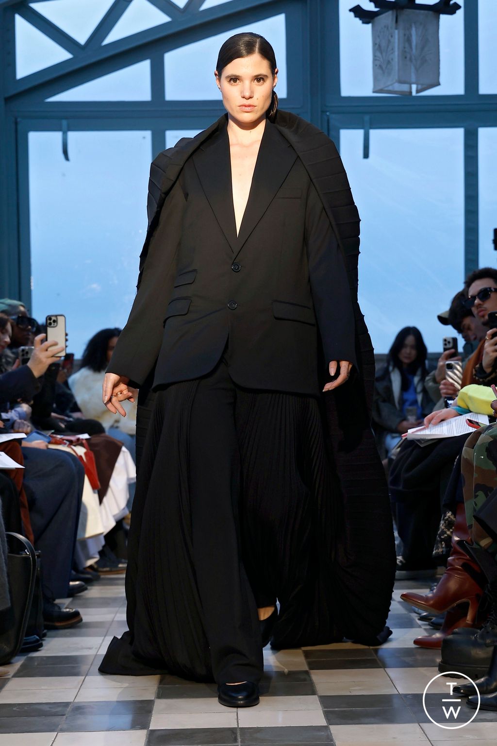 Fashion Week New York Fall/Winter 2025 look 15 from the 5000 collection womenswear