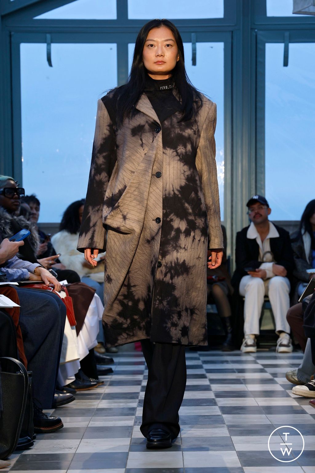 Fashion Week New York Fall/Winter 2025 look 24 from the 5000 collection womenswear