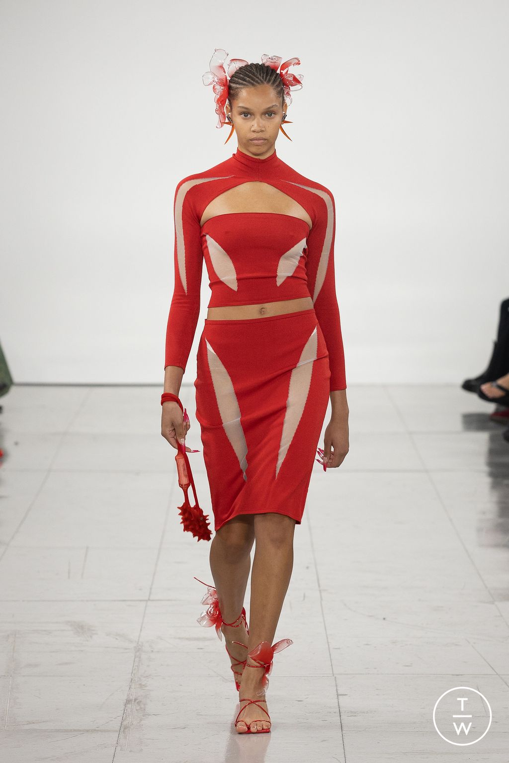 Fashion Week London Spring/Summer 2023 look 5 from the Chet Lo collection 女装