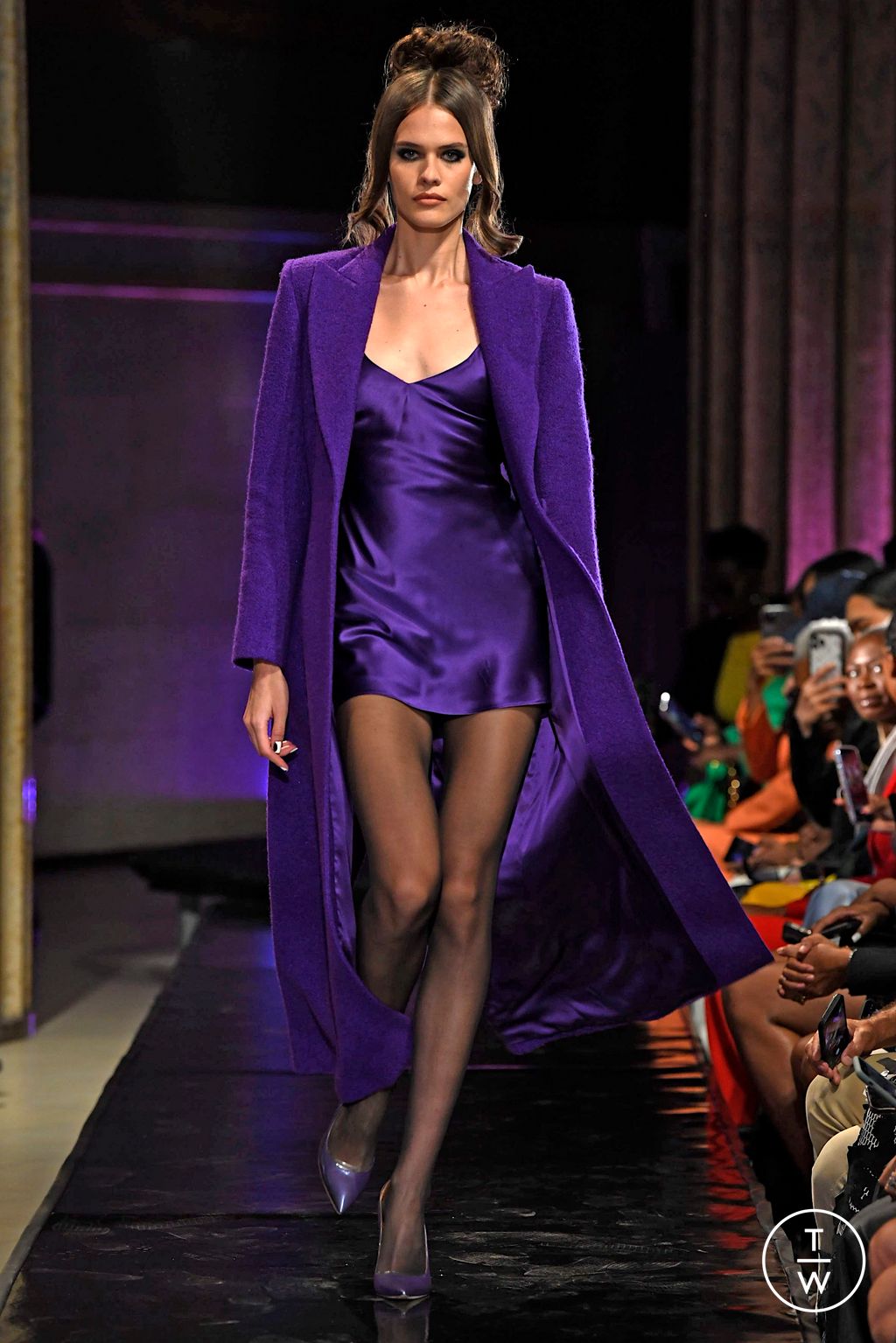 Fashion Week New York Fall/Winter 2022 look 9 de la collection Sergio Hudson womenswear