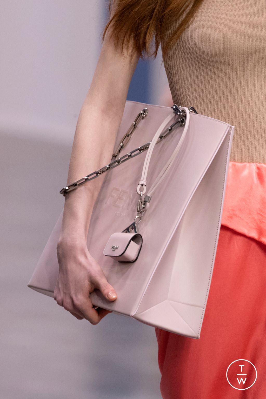 Fashion Week Milan Spring/Summer 2023 look 42 from the Fendi collection womenswear accessories