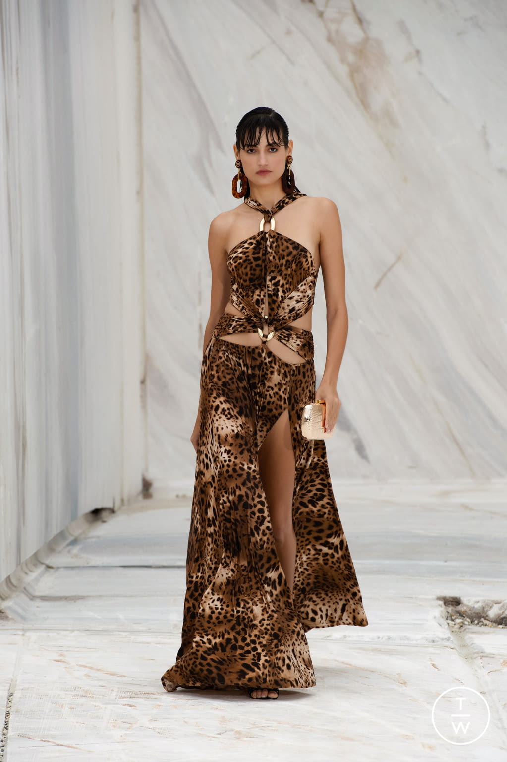 Fashion Week Milan Spring/Summer 2022 look 51 from the Elisabetta Franchi collection womenswear