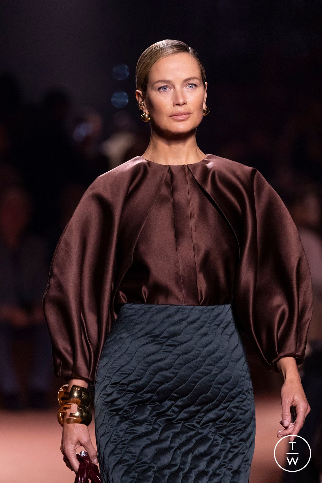 Fashion Week Milan Fall/Winter 2025 look 153 from the Fendi collection 女装配饰