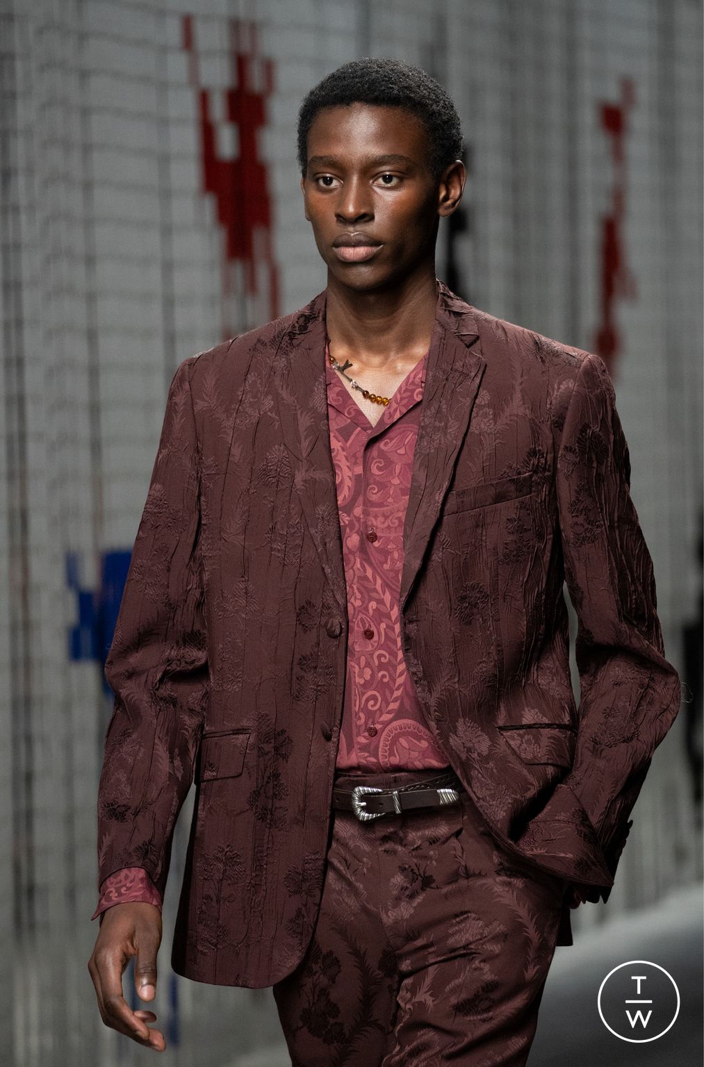 Fashion Week Milan Fall/Winter 2025 look 52 from the Etro collection womenswear accessories