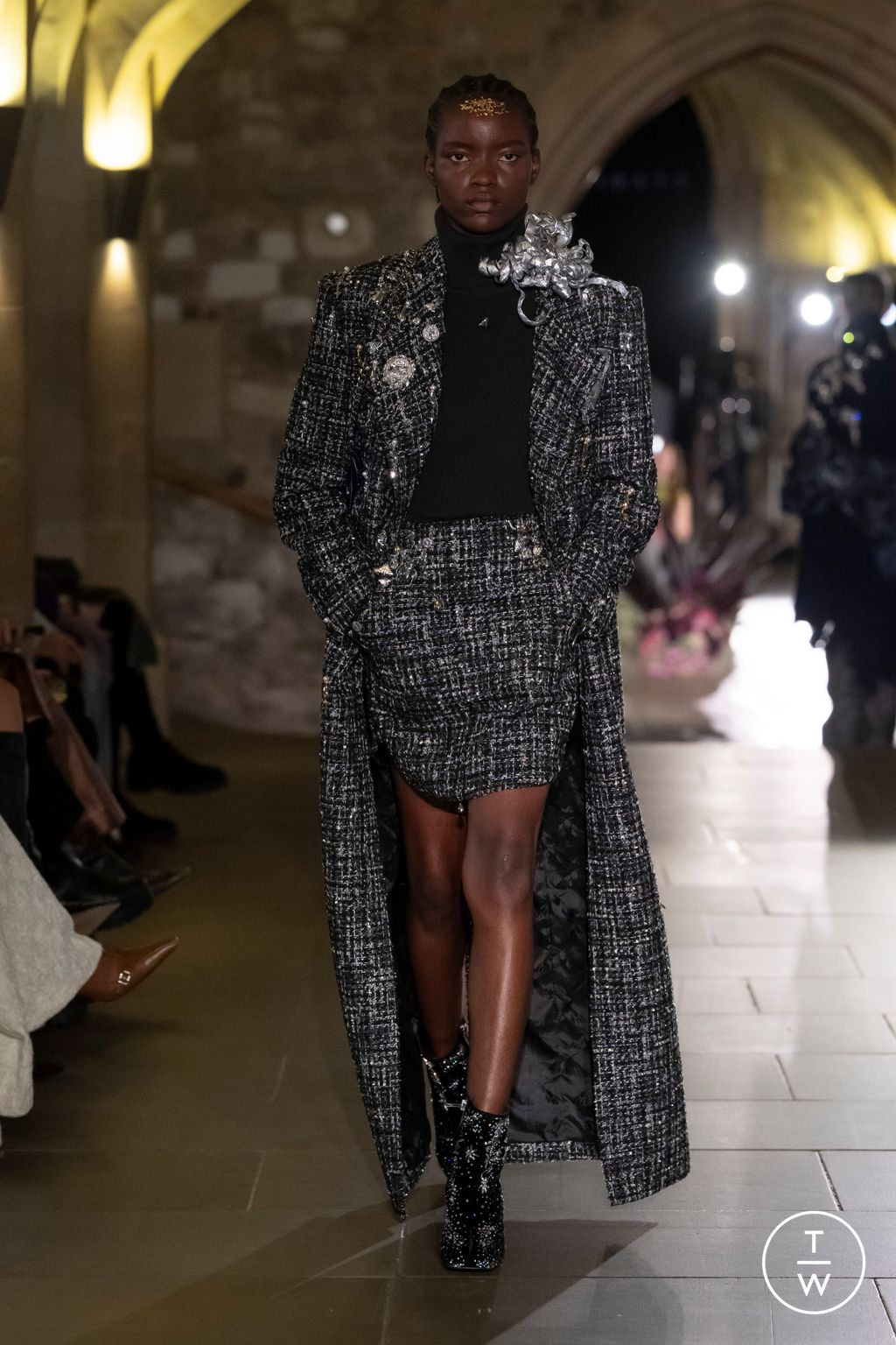 Fashion Week London Fall/Winter 2024 look 53 from the MITHRIDATE collection womenswear