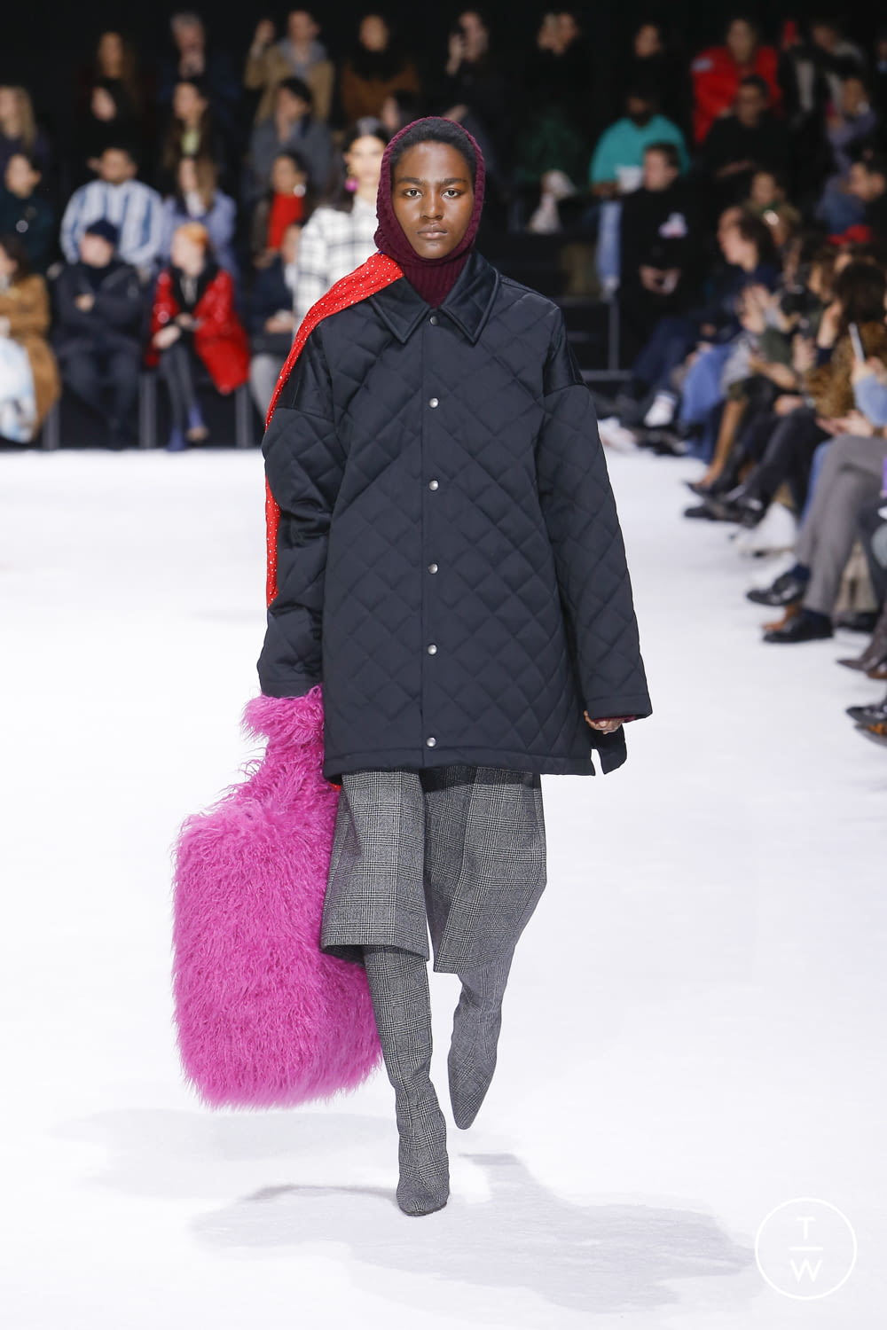 Fashion Week Paris Fall/Winter 2018 look 52 de la collection Balenciaga womenswear