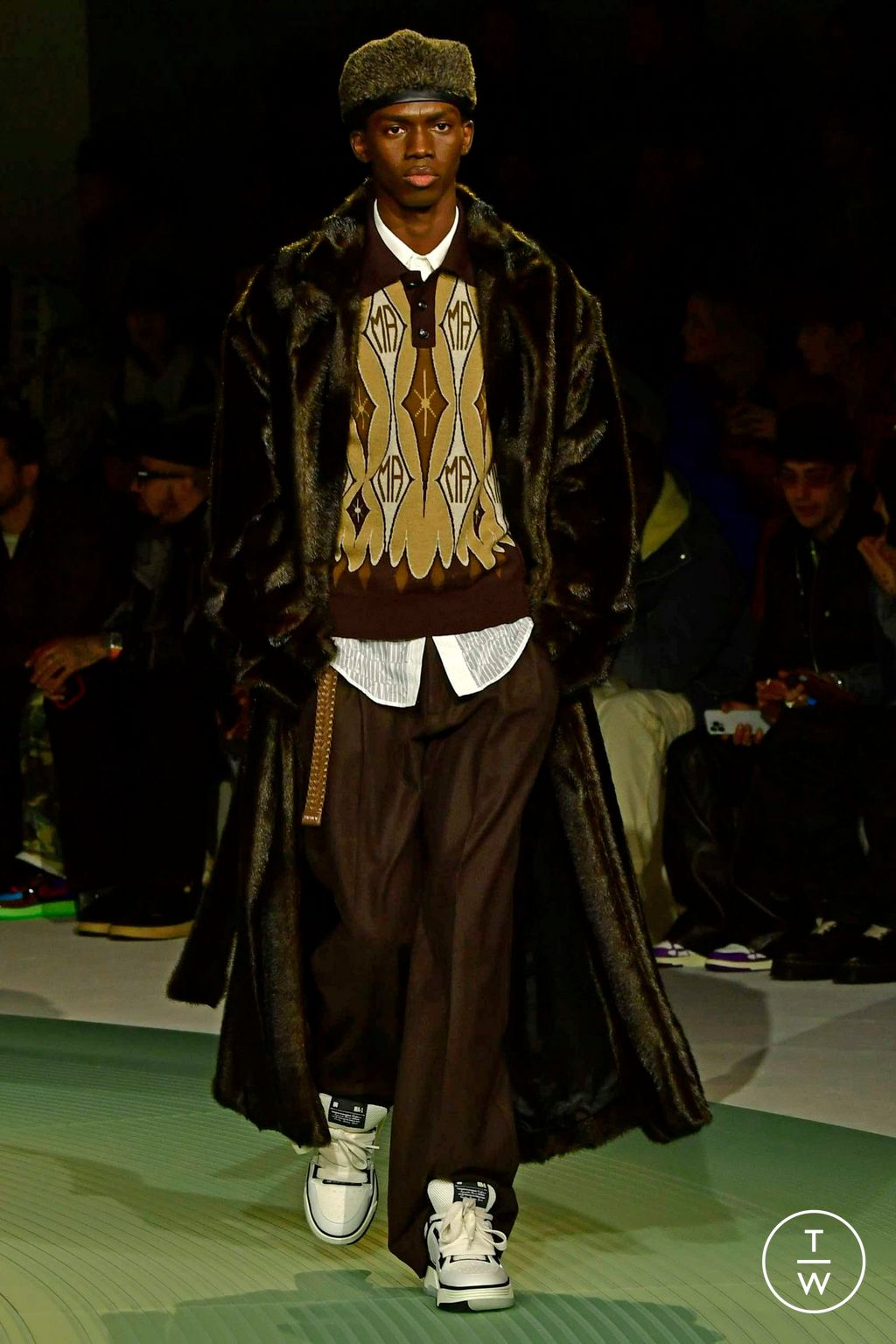 Fashion Week Paris Fall/Winter 2023 look 51 from the Amiri collection menswear
