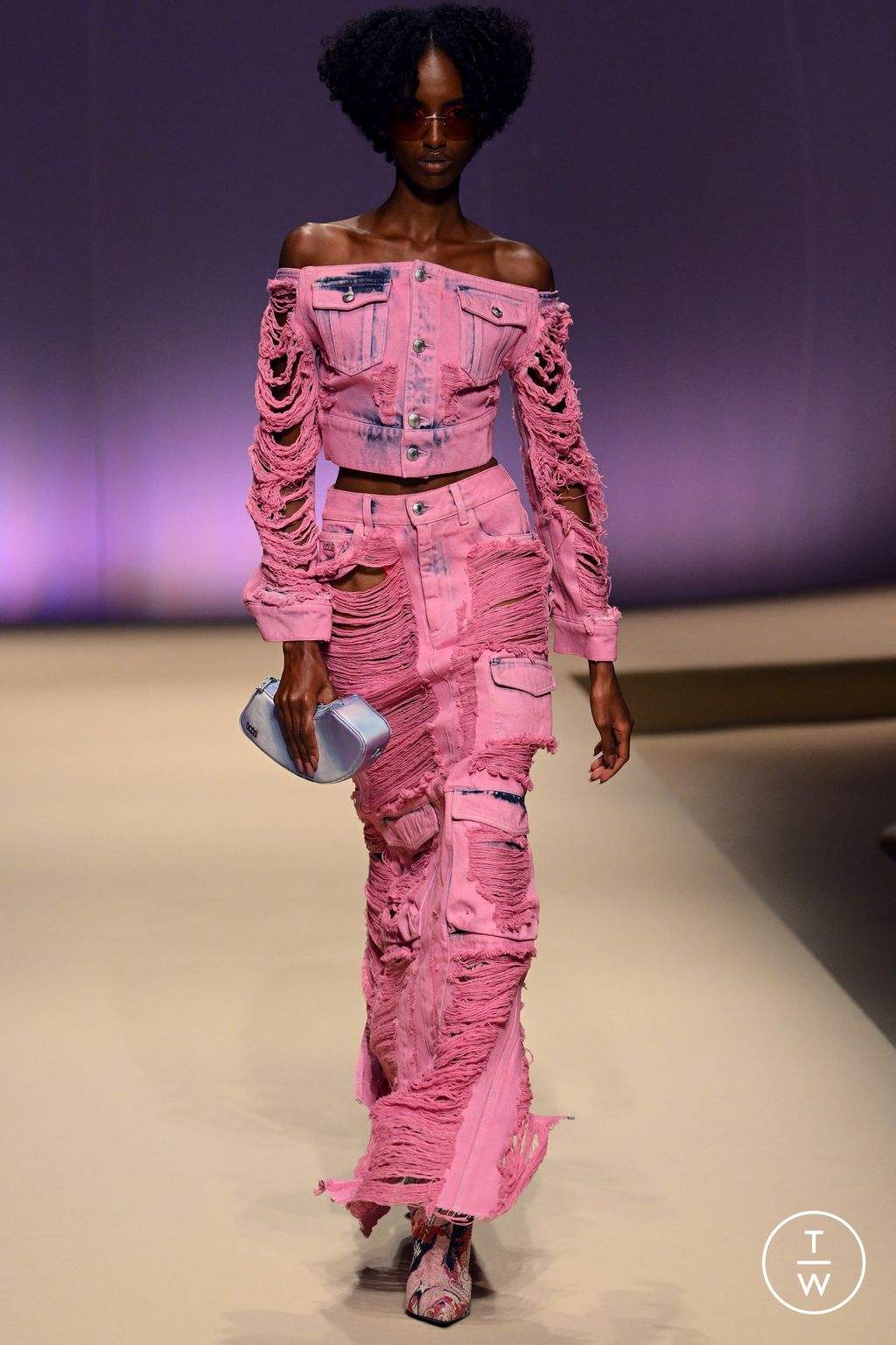 Fashion Week Milan Spring/Summer 2023 look 4 from the GCDS collection womenswear