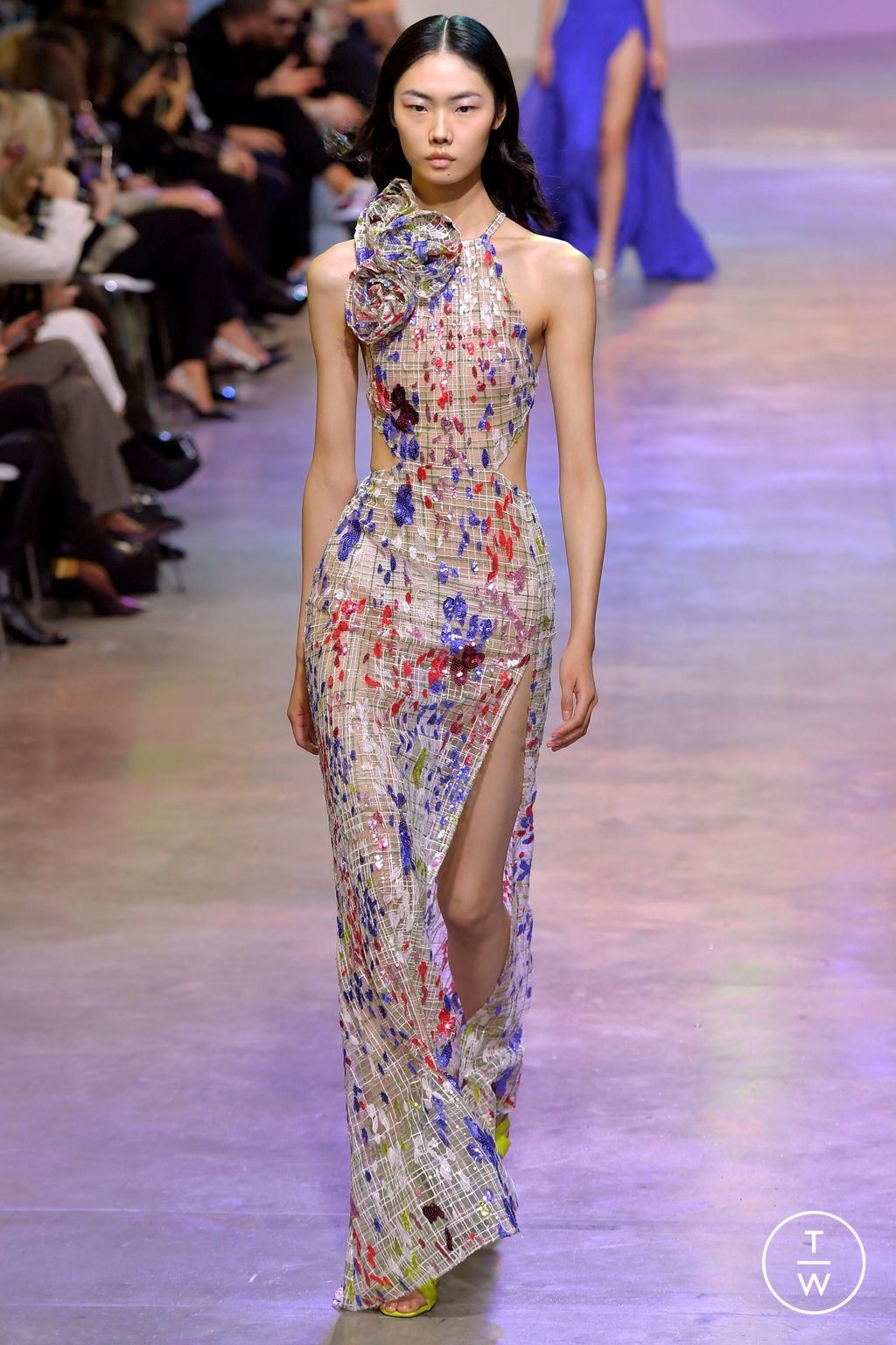 Fashion Week Paris Spring/Summer 2023 look 52 from the Elie Saab collection 女装