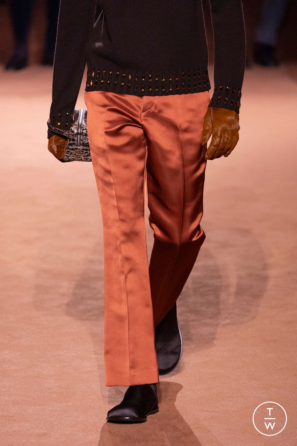 Fashion Week Milan Fall/Winter 2025 look 156 from the Fendi collection womenswear accessories