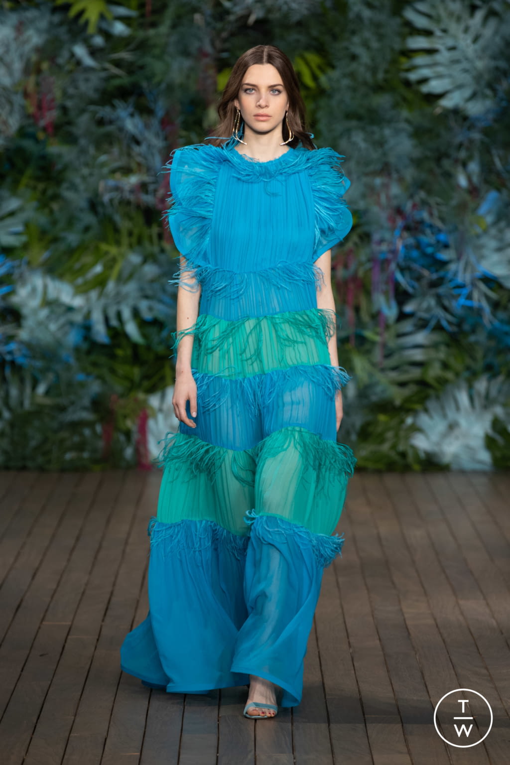 Fashion Week Milan Resort 2020 look 53 from the Alberta Ferretti collection womenswear