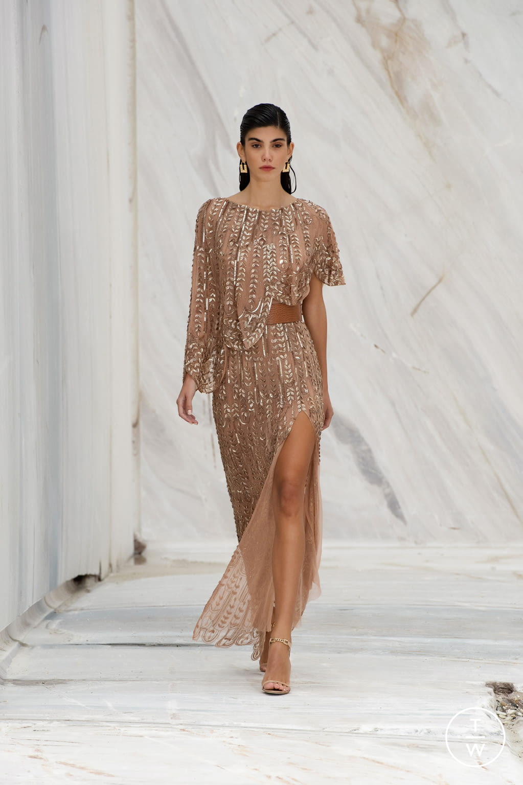 Fashion Week Milan Spring/Summer 2022 look 53 from the Elisabetta Franchi collection 女装