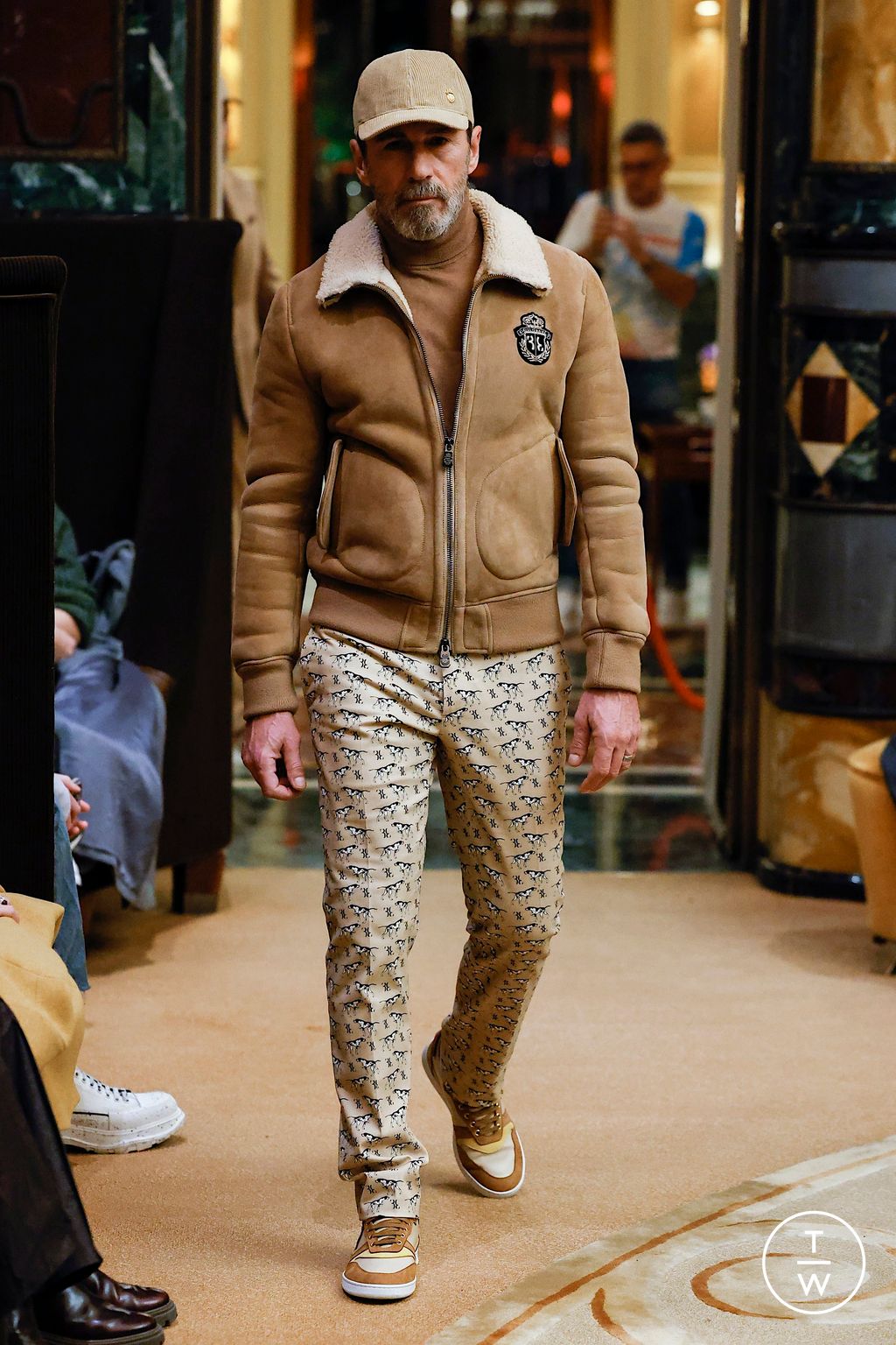 Fashion Week Milan Fall/Winter 2023 look 3 from the Billionaire collection menswear
