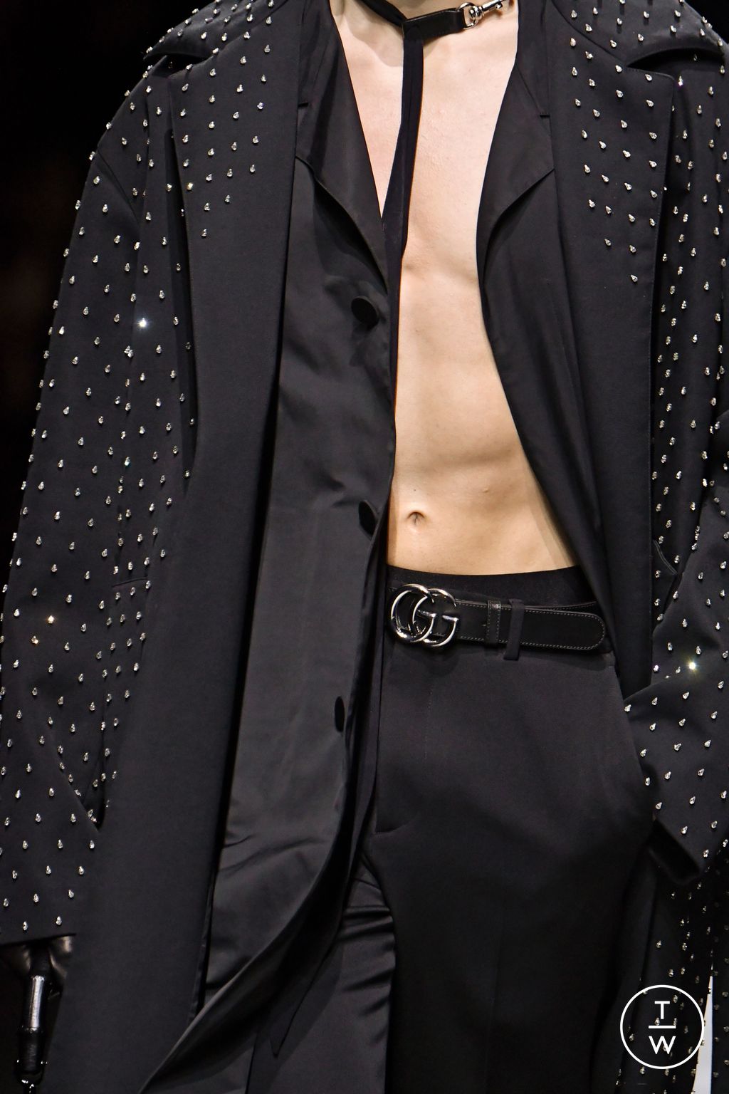 Fashion Week Milan Fall/Winter 2024 look 54 from the Gucci collection menswear accessories