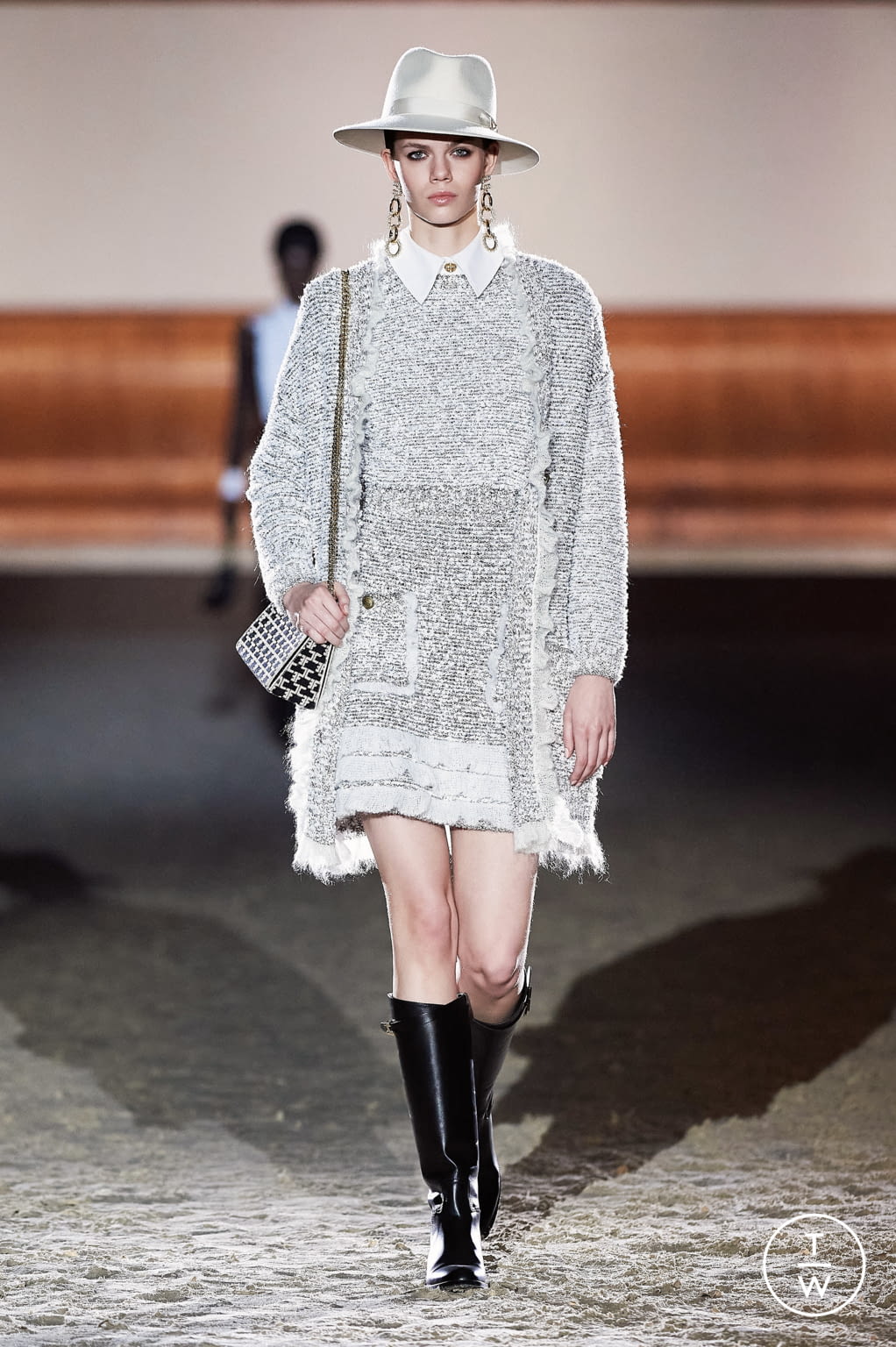 Fashion Week Milan Fall/Winter 2021 look 54 from the Elisabetta Franchi collection womenswear