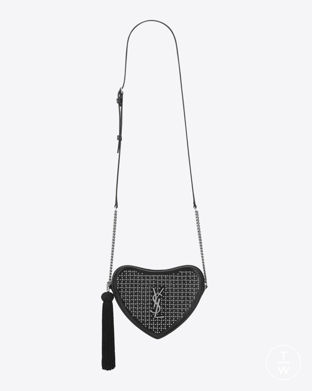 Fashion Week Paris Fall/Winter 2018 look 25 from the Saint Laurent collection womenswear accessories