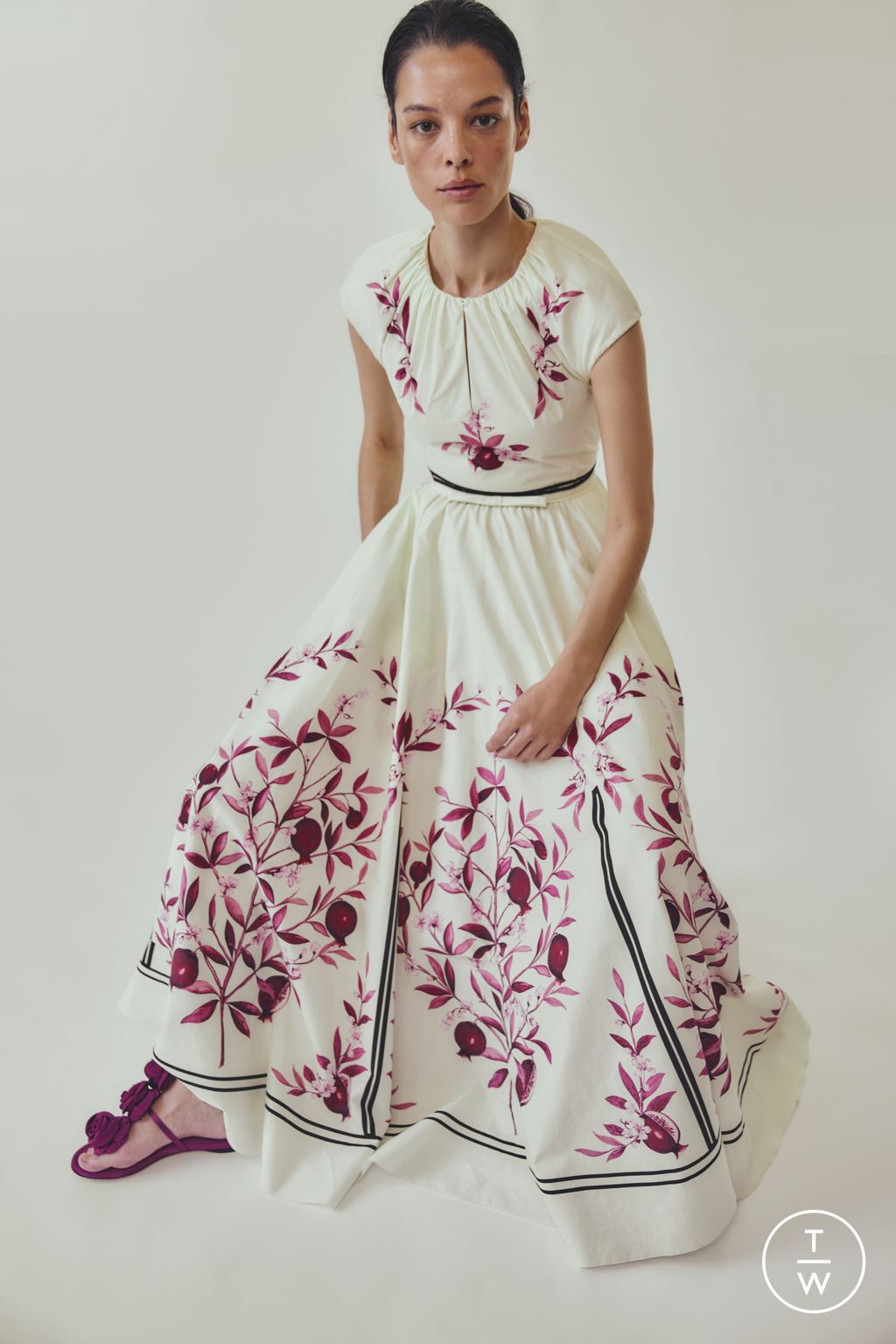 Fashion Week Paris Resort 2026 look 54 de la collection Giambattista Valli womenswear