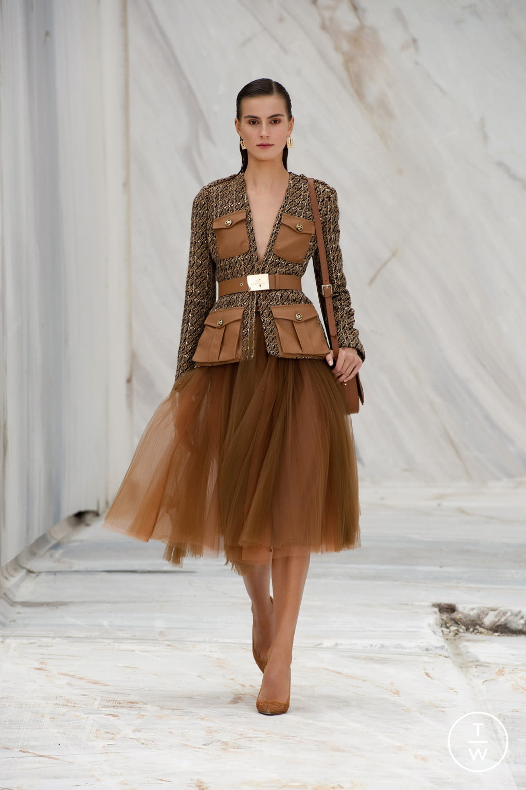 Fashion Week Milan Spring/Summer 2022 look 55 from the Elisabetta Franchi collection 女装