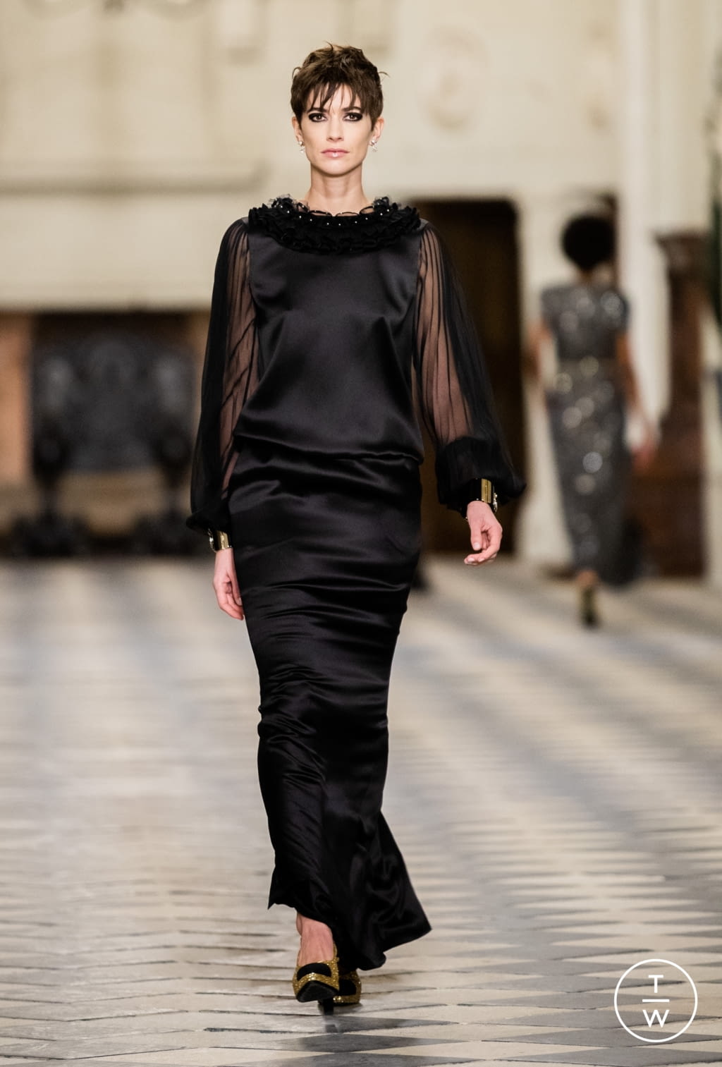 Fashion Week Paris Pre-Fall 2021 look 55 de la collection Chanel womenswear