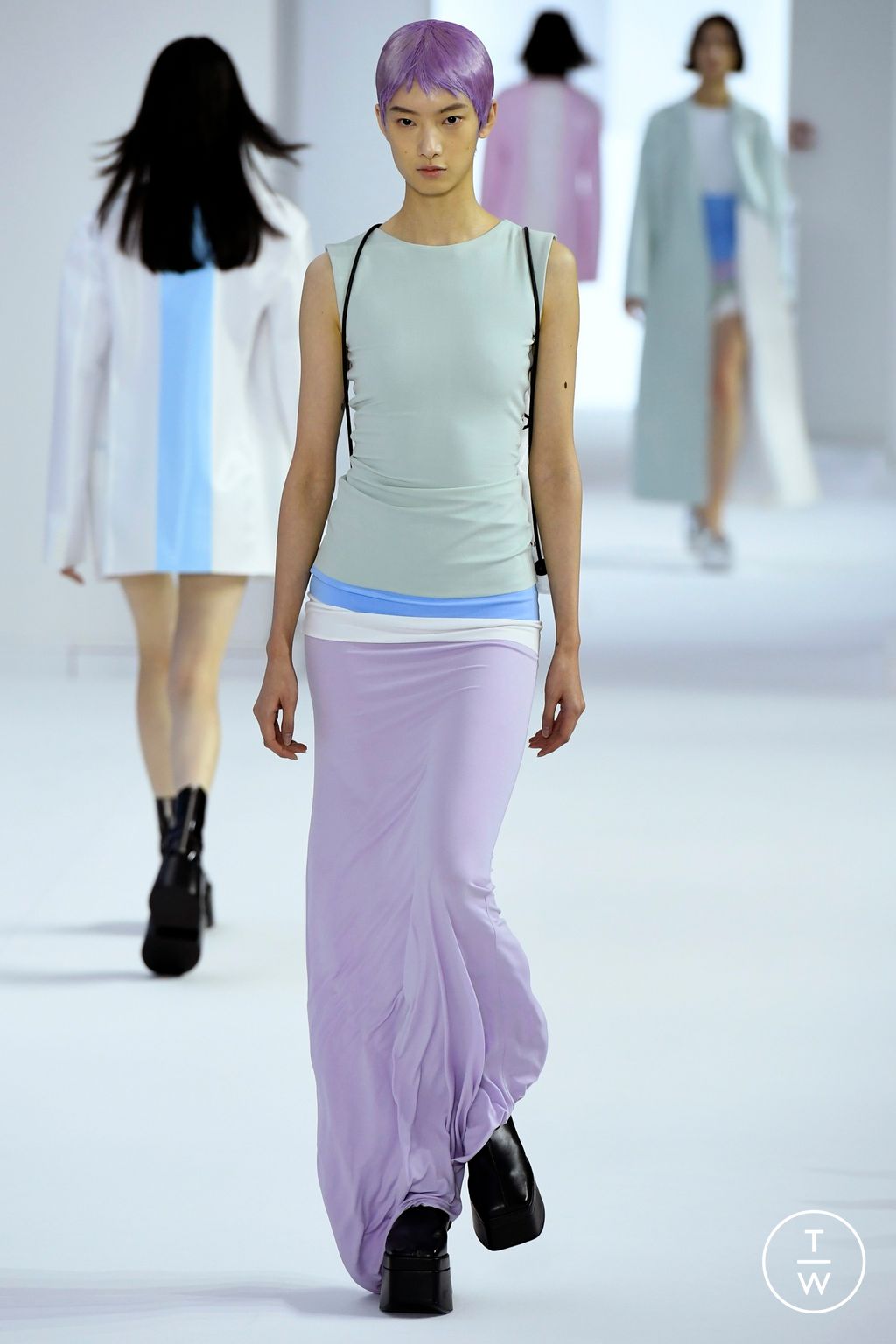 Fashion Week Paris Spring/Summer 2023 look 3 from the Shang Xia collection womenswear