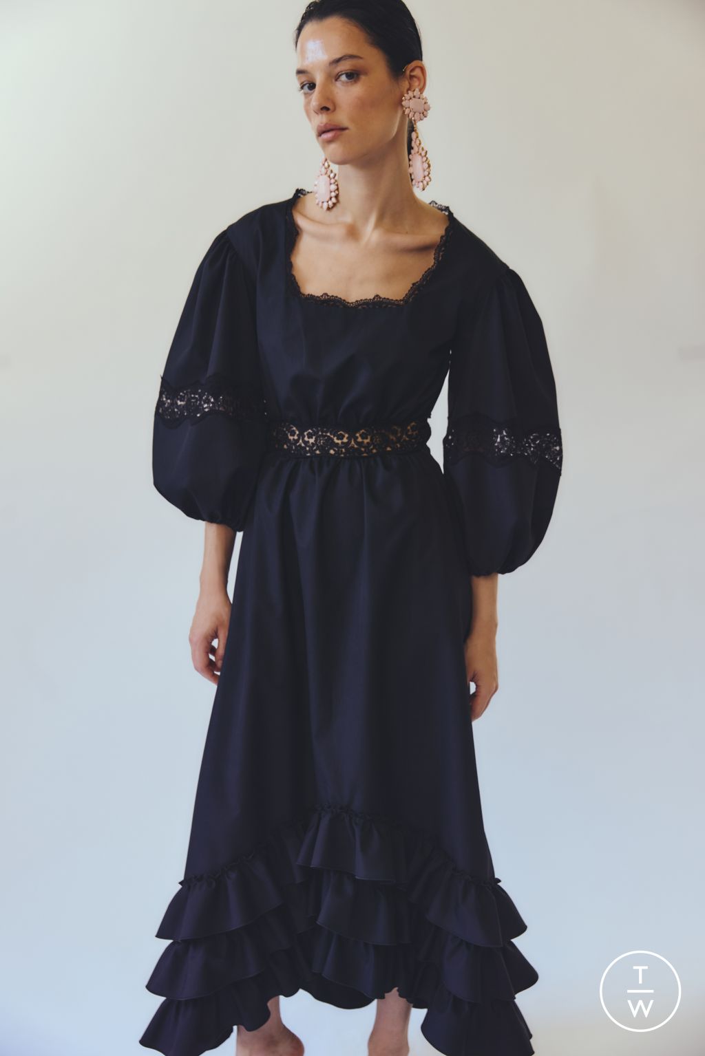 Fashion Week Paris Resort 2026 look 55 de la collection Giambattista Valli womenswear