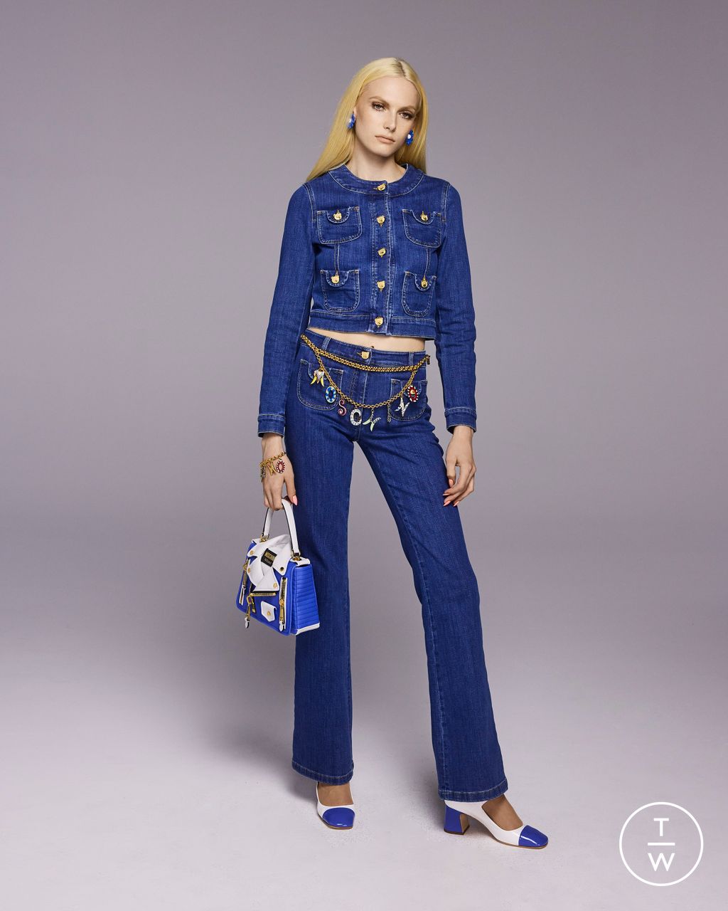 Fashion Week Milan Resort 2023 look 55 from the Moschino collection 女装