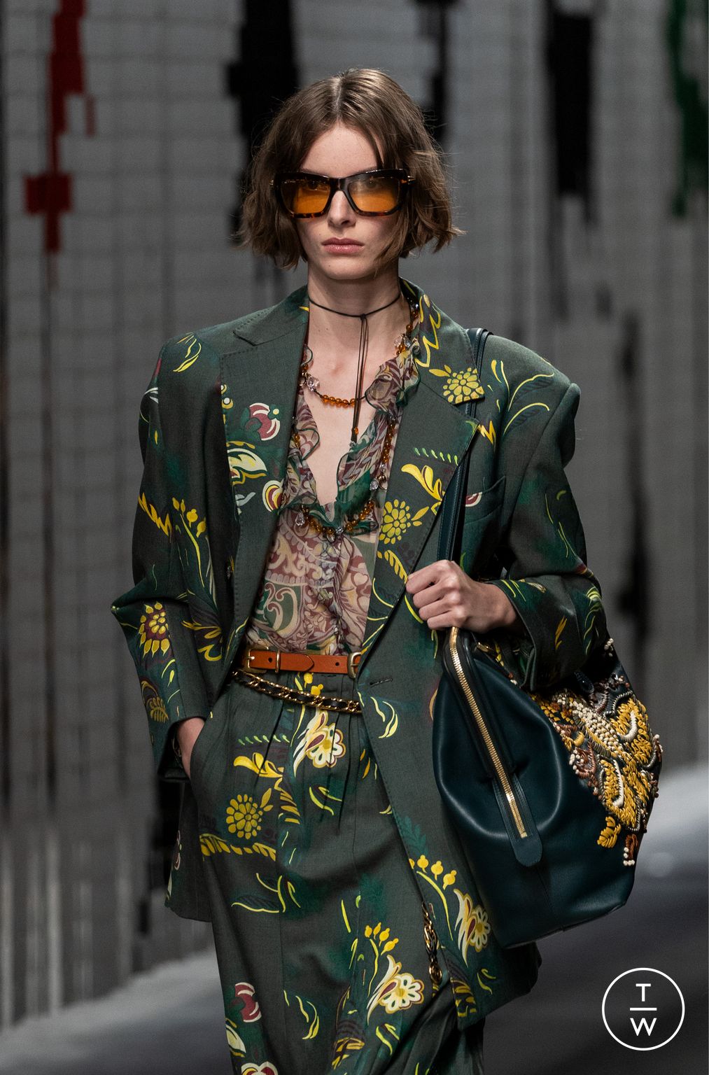 Fashion Week Milan Fall/Winter 2025 look 56 de la collection Etro womenswear accessories