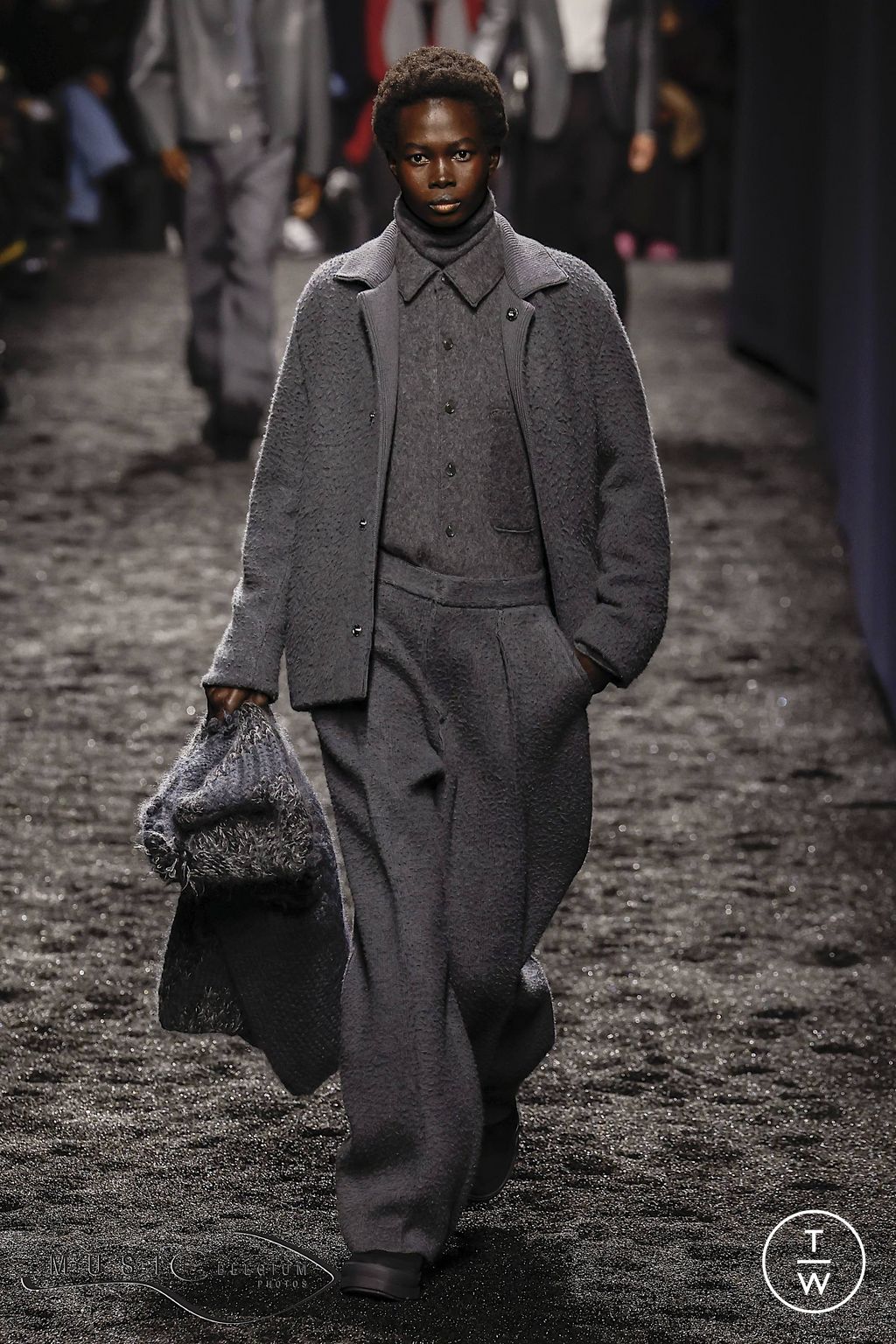 Fashion Week Milan Fall/Winter 2023 look 37 from the ZEGNA collection menswear