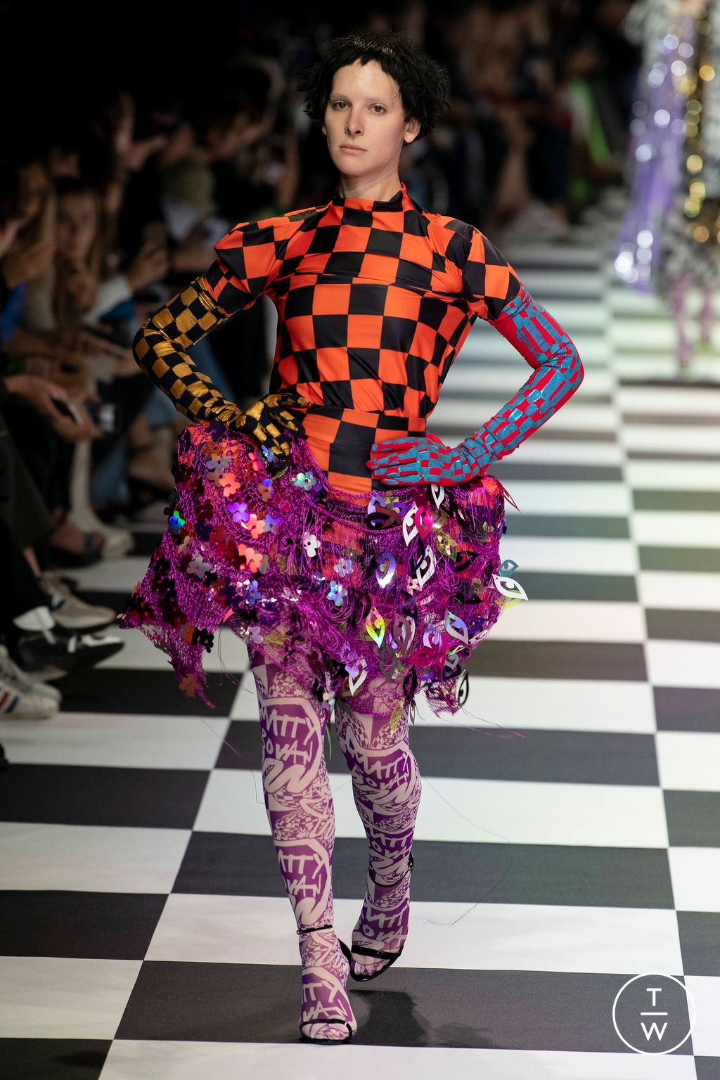 Fashion Week Milan Spring/Summer 2023 look 27 from the Matty Bovan collection 女装