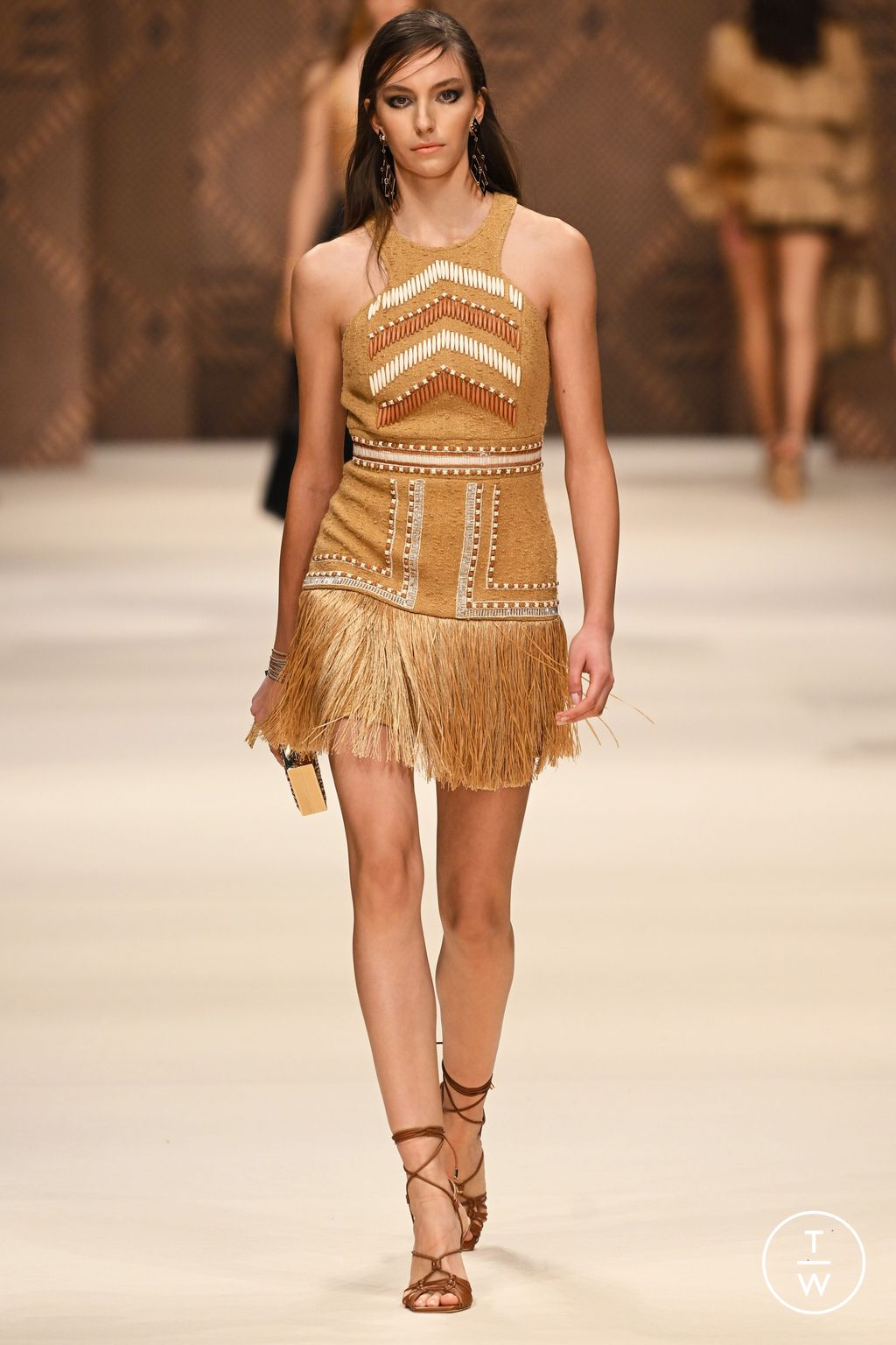Fashion Week Milan Spring/Summer 2023 look 54 from the Elisabetta Franchi collection womenswear