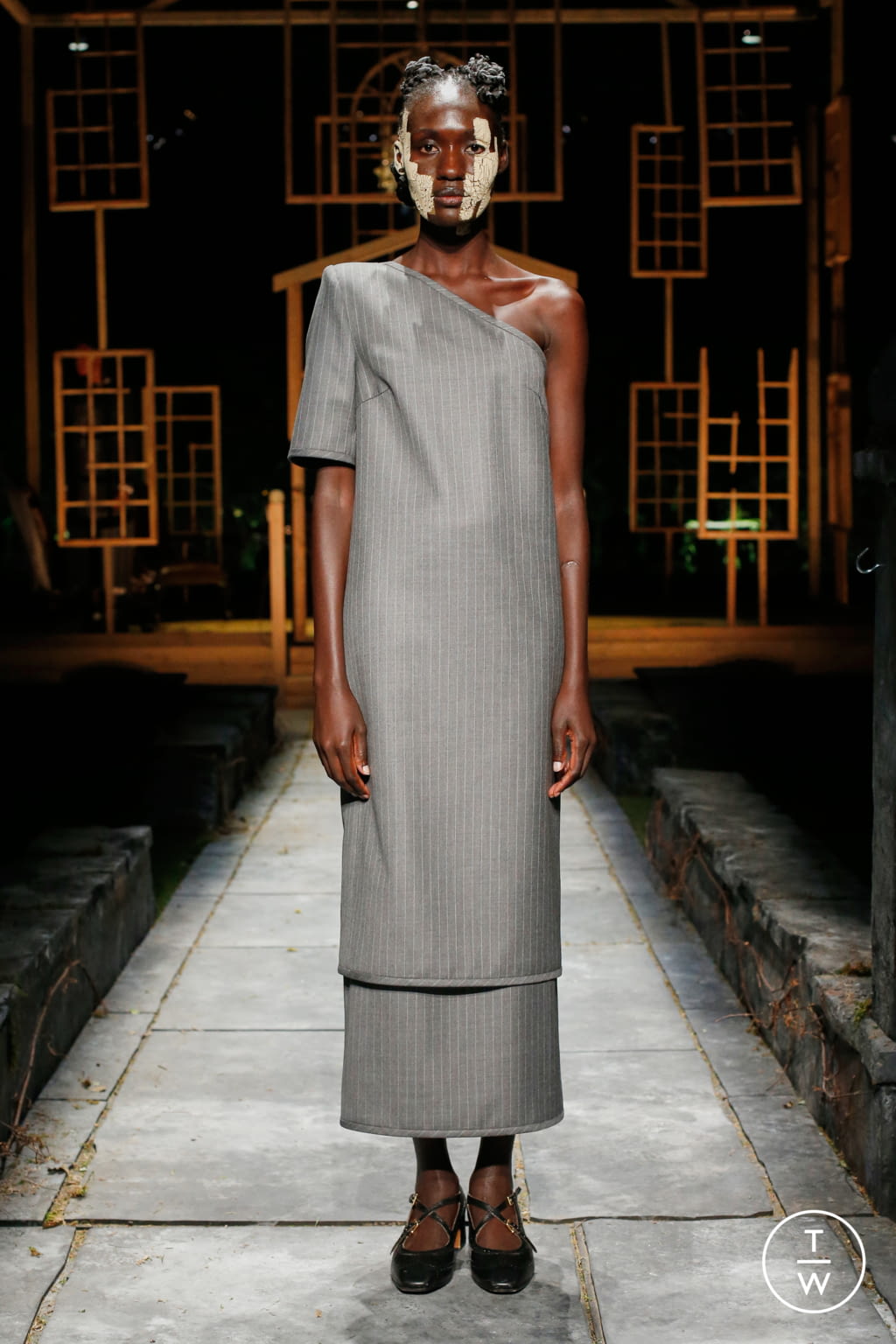 Fashion Week New York Spring/Summer 2022 look 58 from the Thom Browne collection 女装