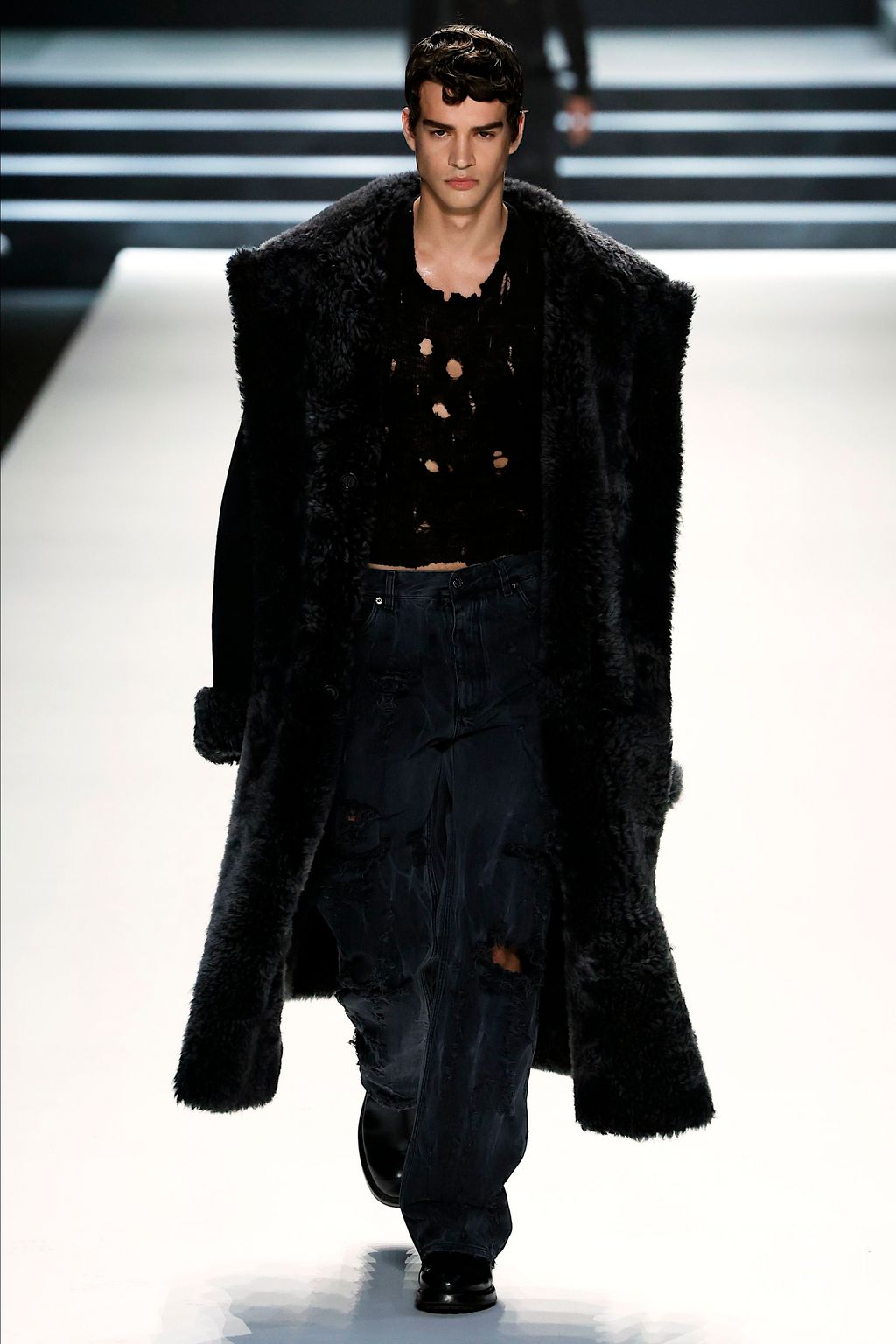 Fashion Week Milan Fall/Winter 2023 look 46 from the Dolce & Gabbana collection 男装