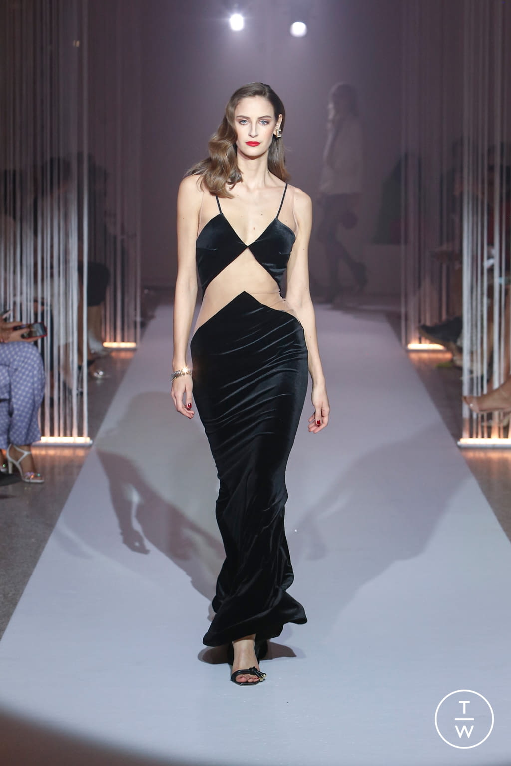 Fashion Week Milan Fall/Winter 2022 look 59 from the Elisabetta Franchi collection womenswear