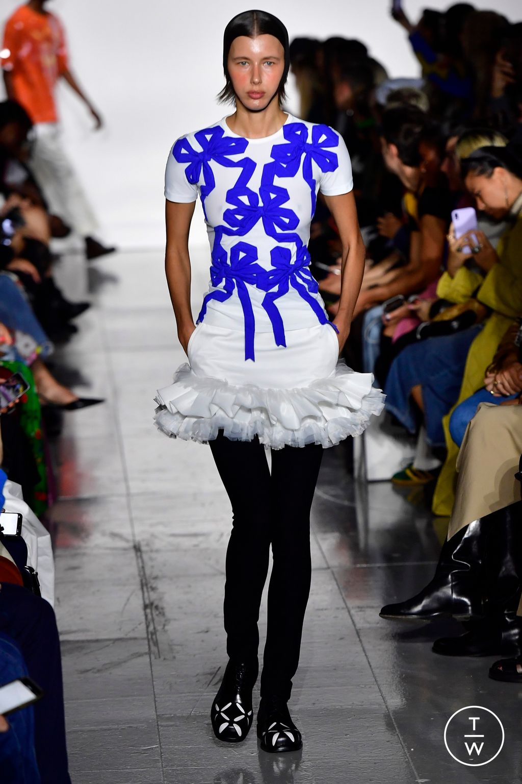 Fashion Week London Spring/Summer 2023 look 7 from the Stefan Cooke collection 女装