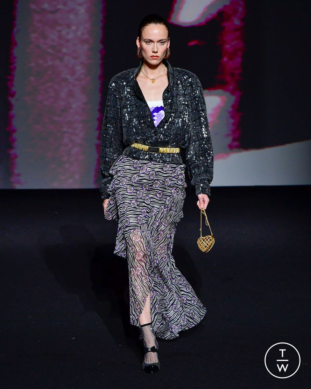Fashion Week Paris Spring/Summer 2023 look 45 from the Chanel collection 女装