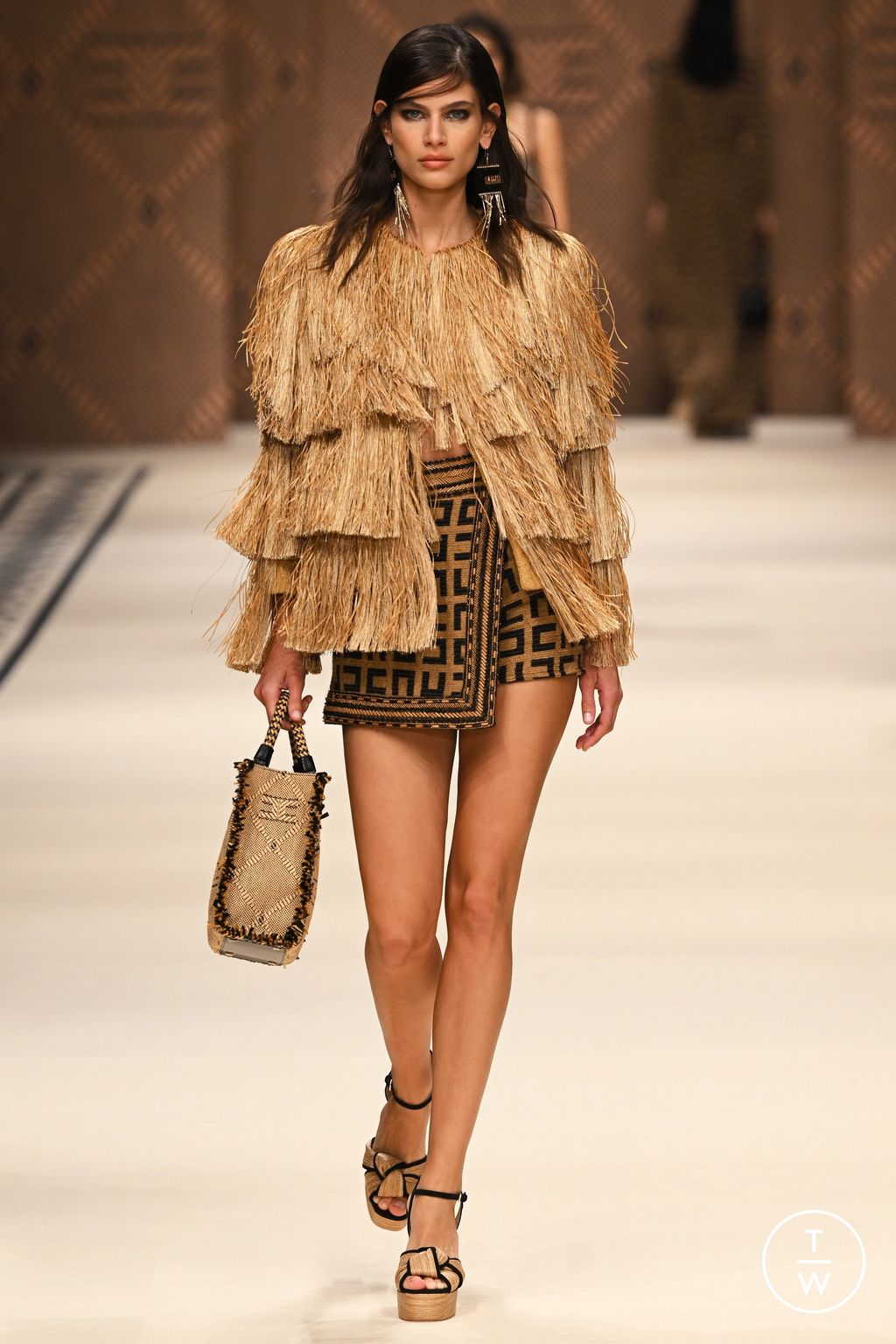 Fashion Week Milan Spring/Summer 2023 look 51 from the Elisabetta Franchi collection womenswear