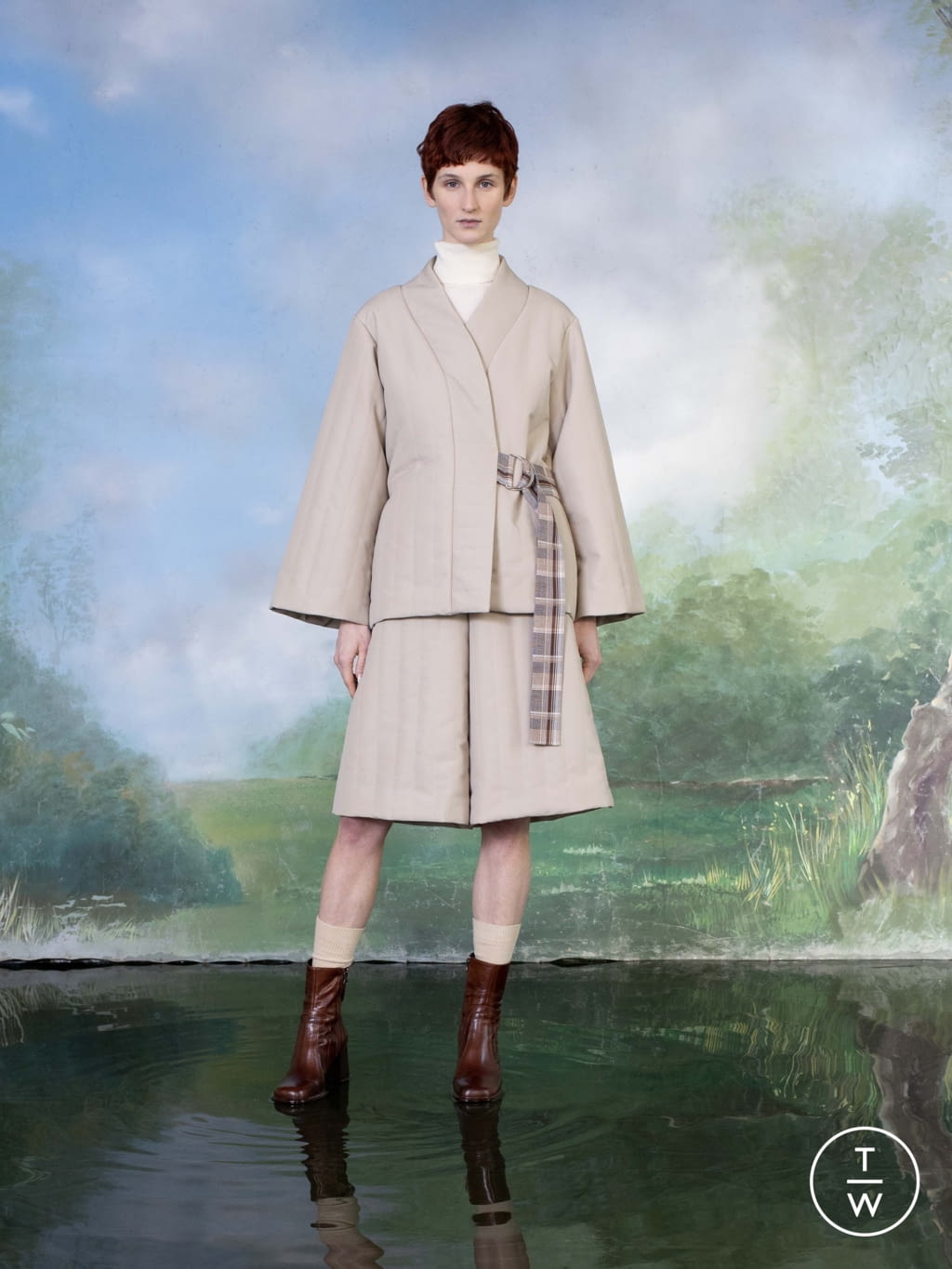Fashion Week Paris Fall/Winter 2022 look 5 de la collection Benjamin Benmoyal womenswear