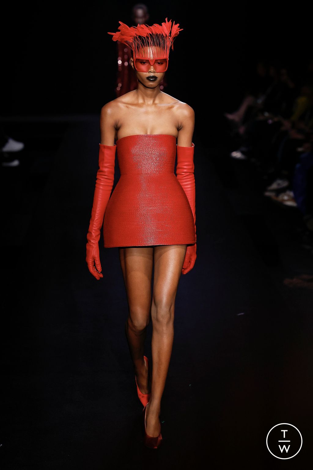 Fashion Week Paris Spring/Summer 2023 look 55 from the Valentino collection 高级定制