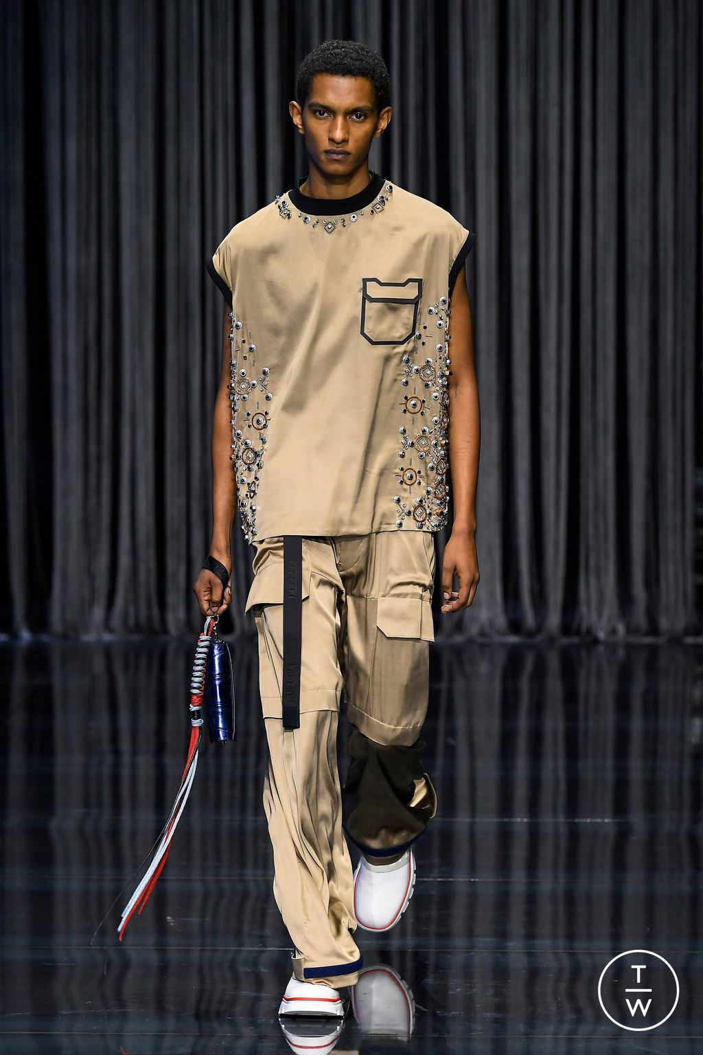 Fashion Week Milan Spring/Summer 2023 look 38 from the Ferrari collection womenswear