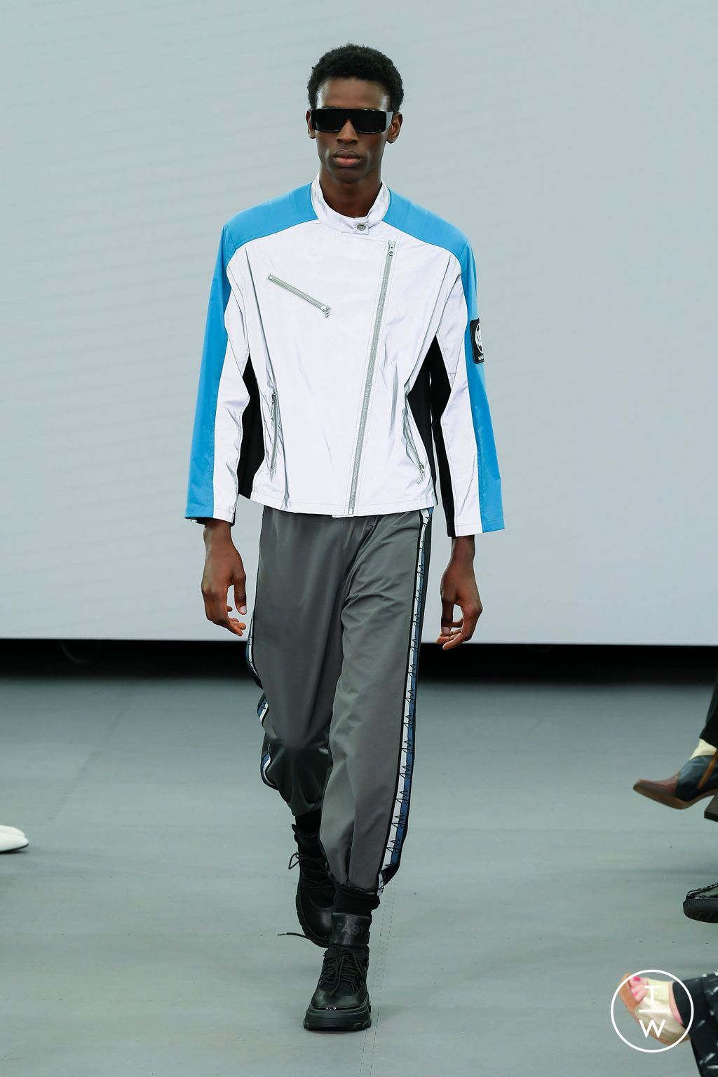 Fashion Week London Spring/Summer 2023 look 49 from the Mark Fast collection womenswear