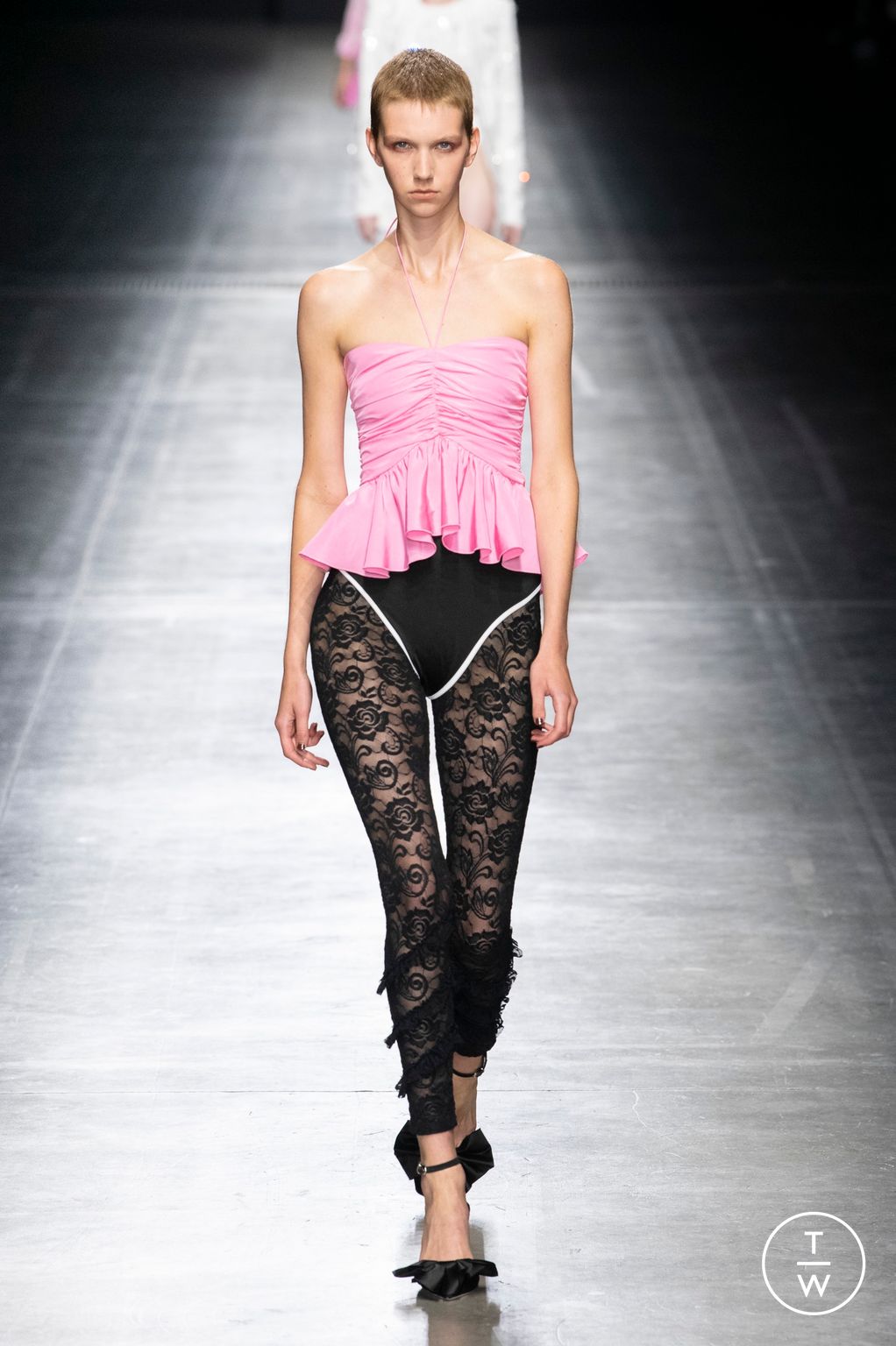 Fashion Week Milan Spring/Summer 2023 look 5 de la collection MSGM womenswear