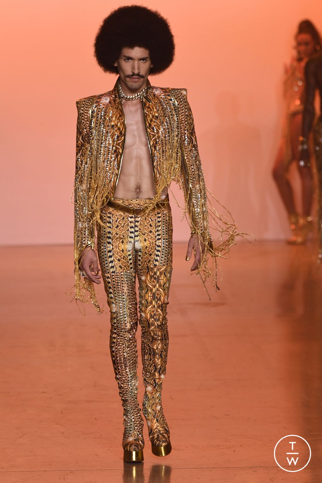 Fashion Week New York Spring/Summer 2023 look 14 from the The Blonds collection womenswear