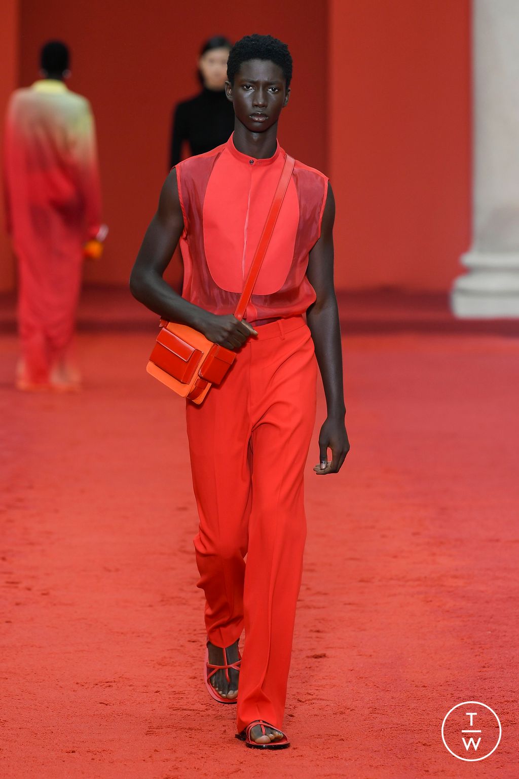 Fashion Week Milan Spring/Summer 2023 look 29 from the Ferragamo collection womenswear