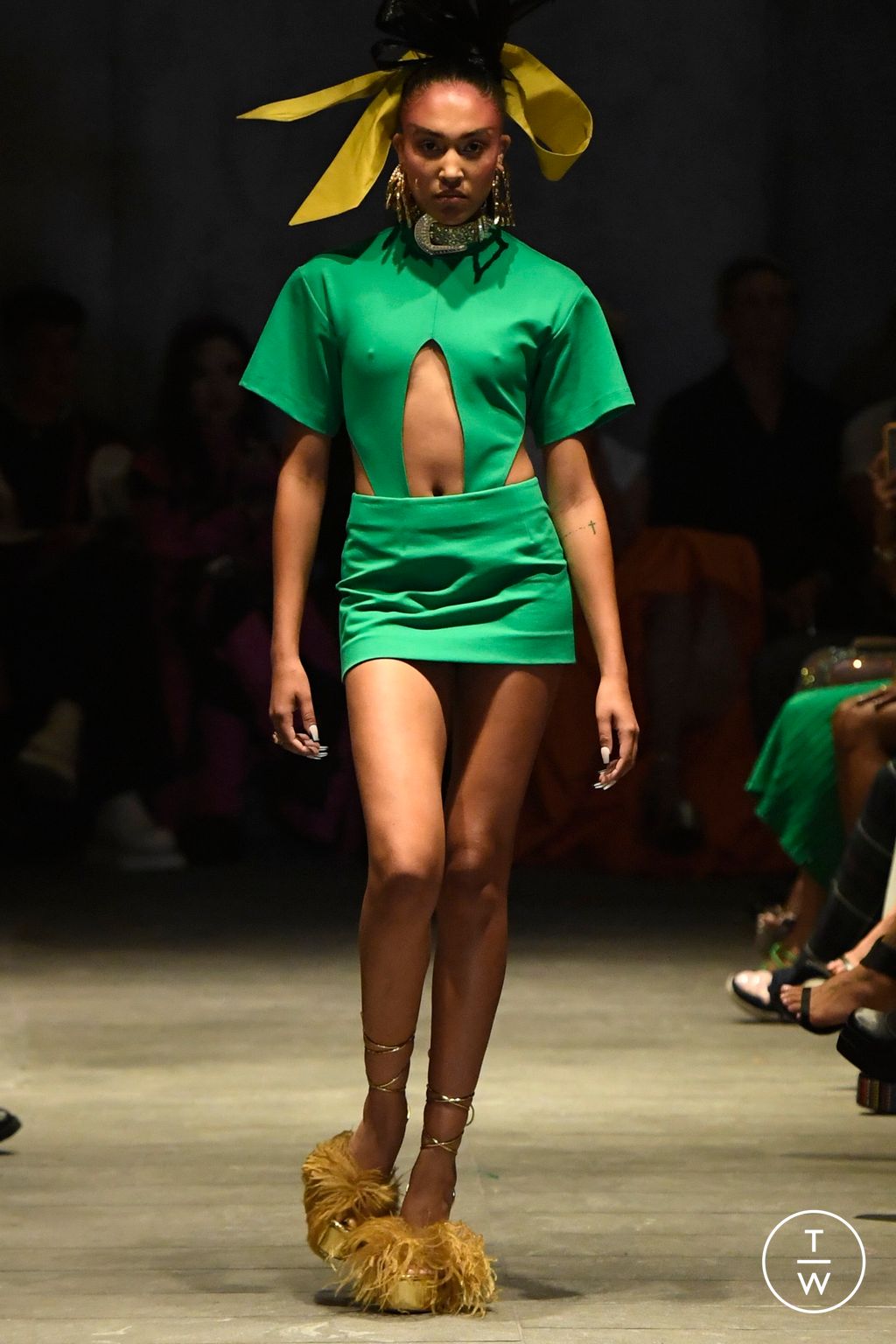 Fashion Week New York Spring/Summer 2023 look 12 from the Christian Cowan collection womenswear